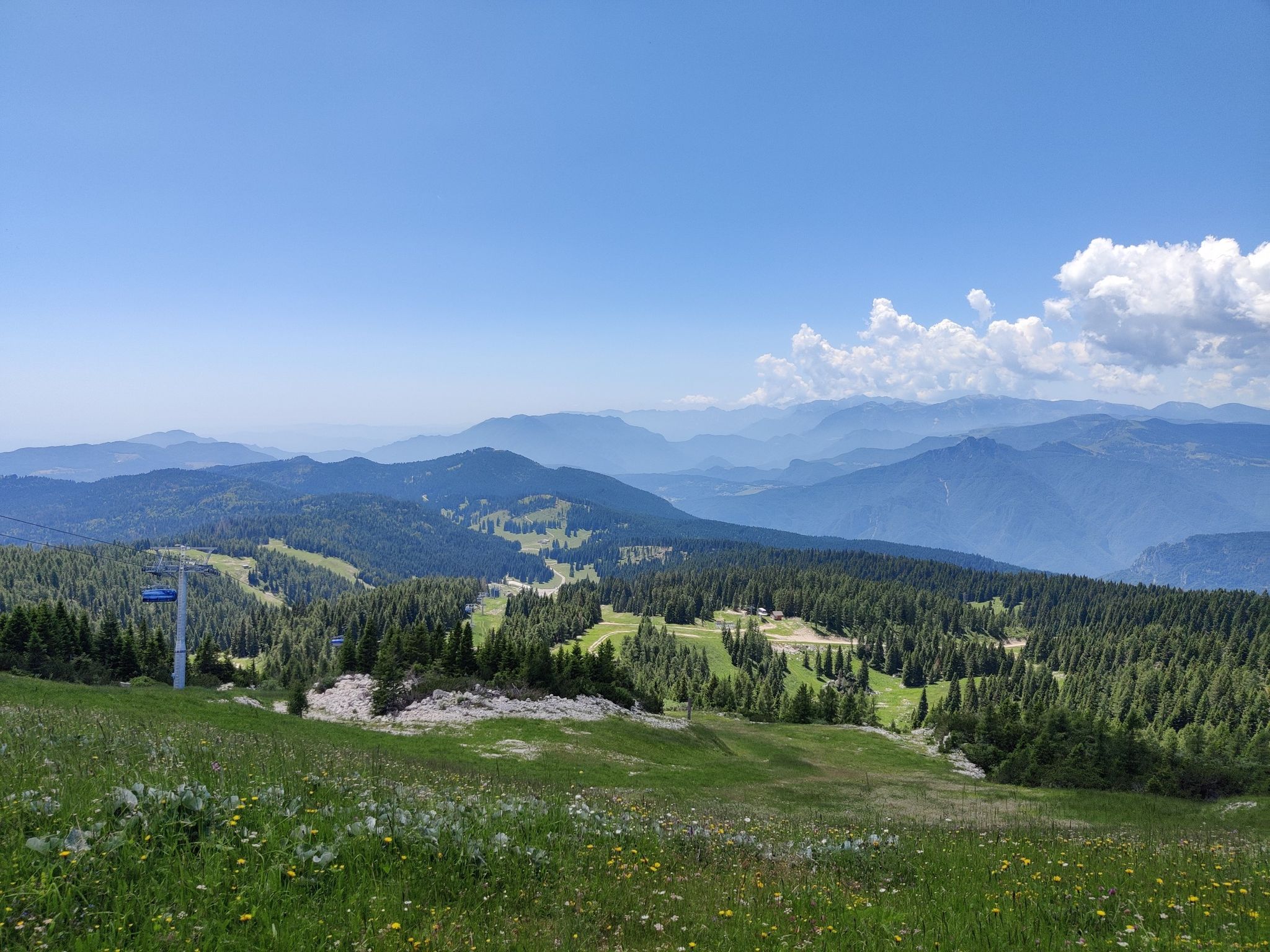 panorama dal rifugio Verena