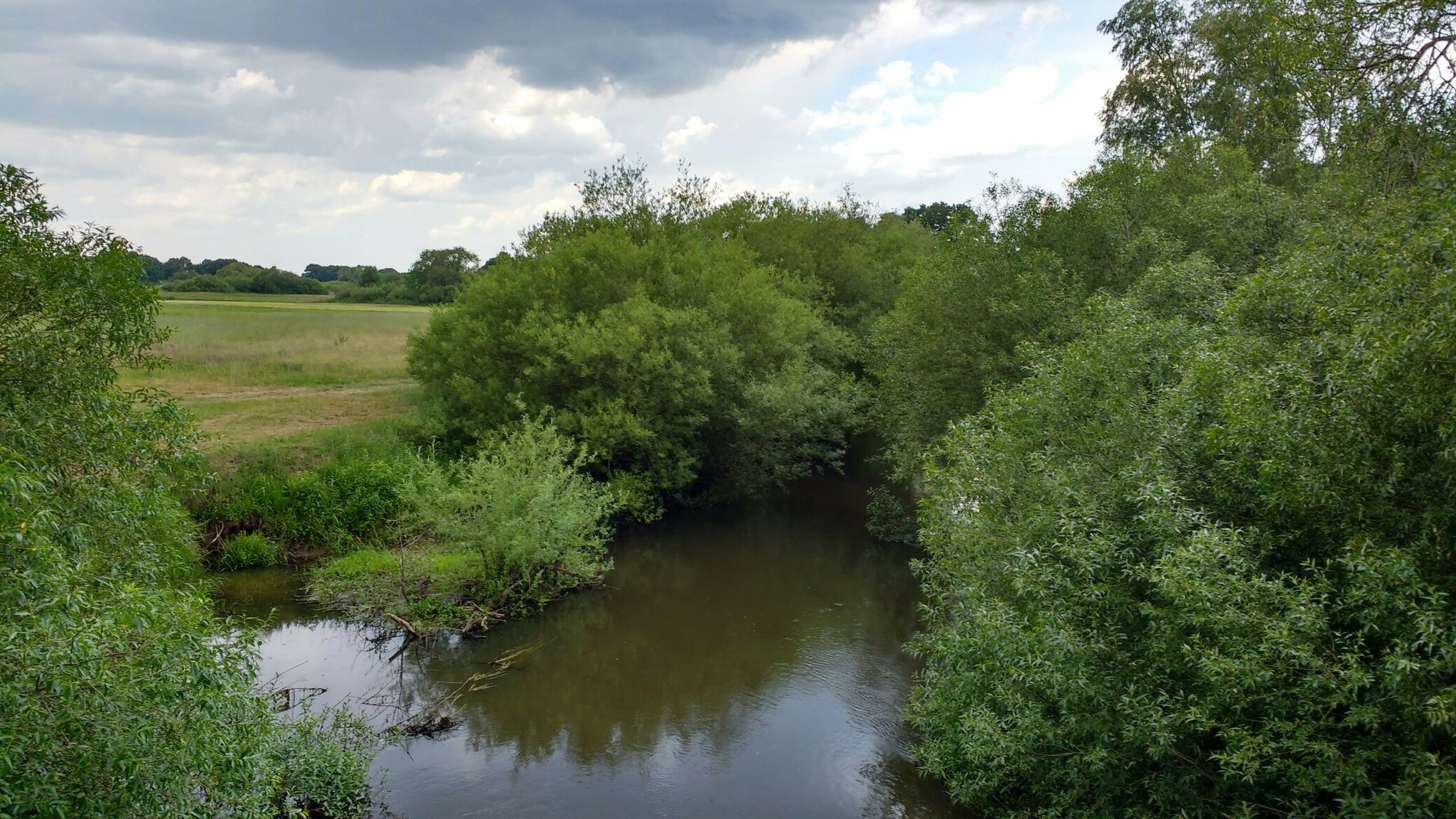 Die Oste bei Sandbostel