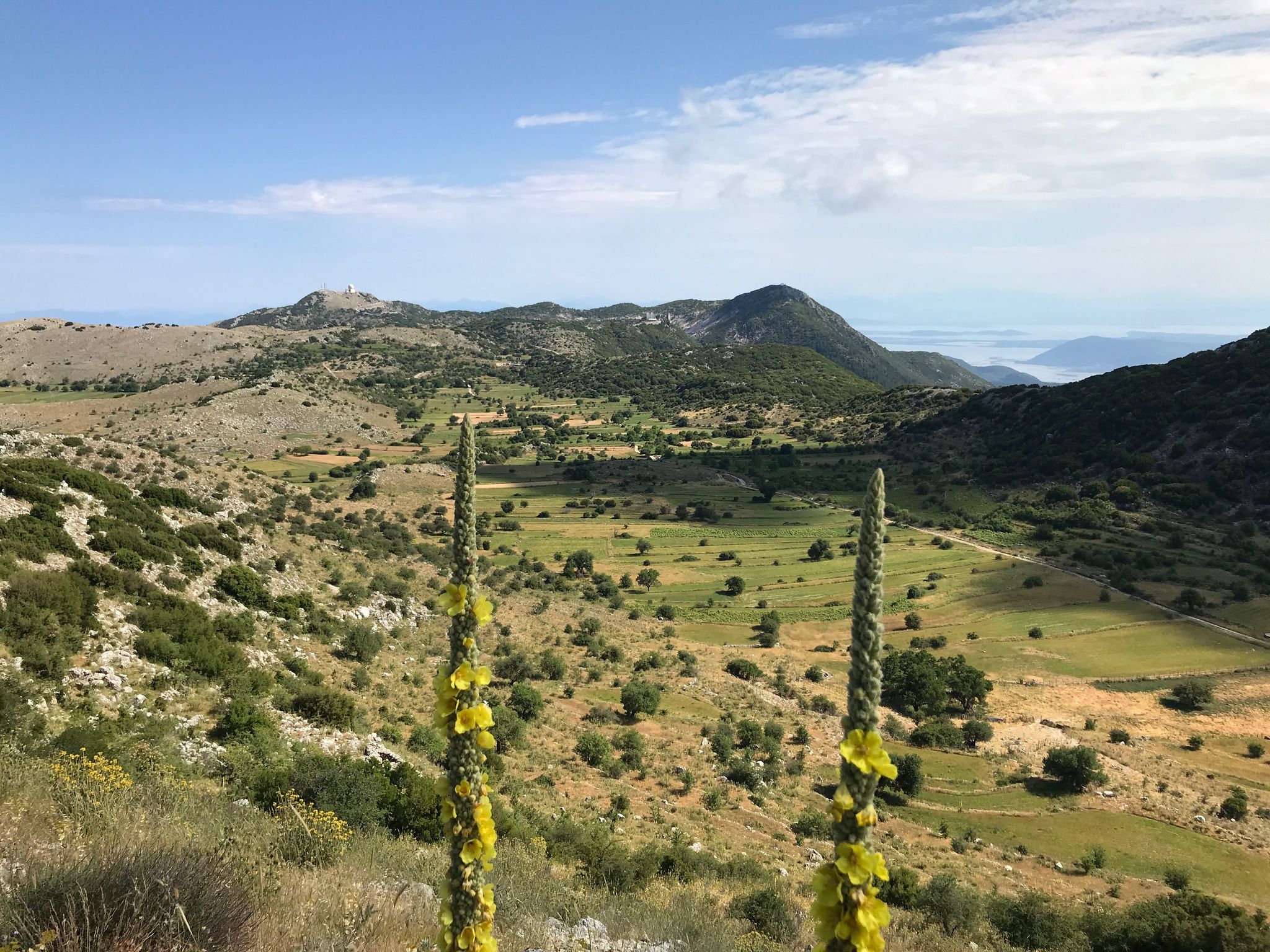 Blick Richtung Norden nach Lefkada Stadt