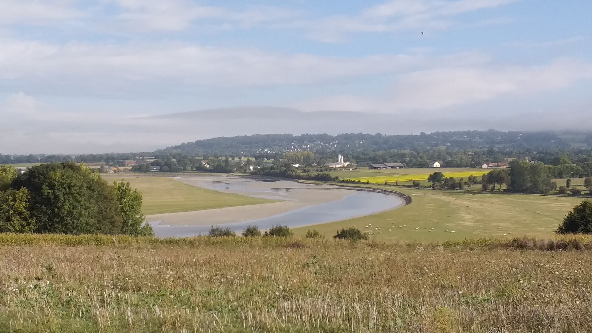 Vue sur les marais