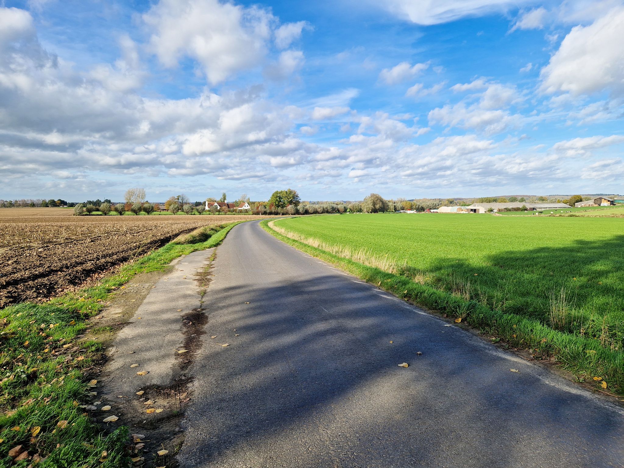 Zicht van op de Bomstraat, bergaf