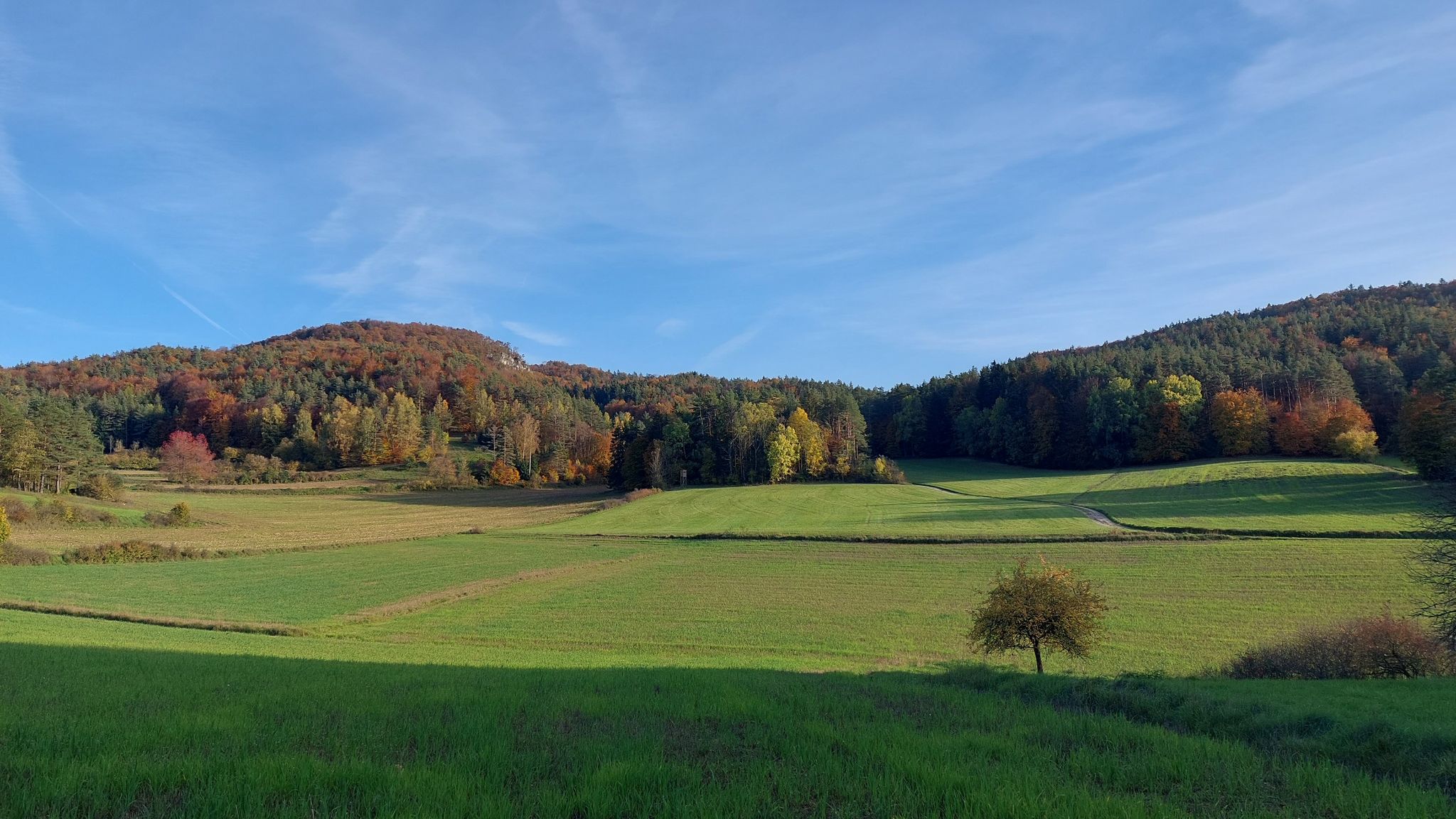 Blick zum Höhenglückssteig
