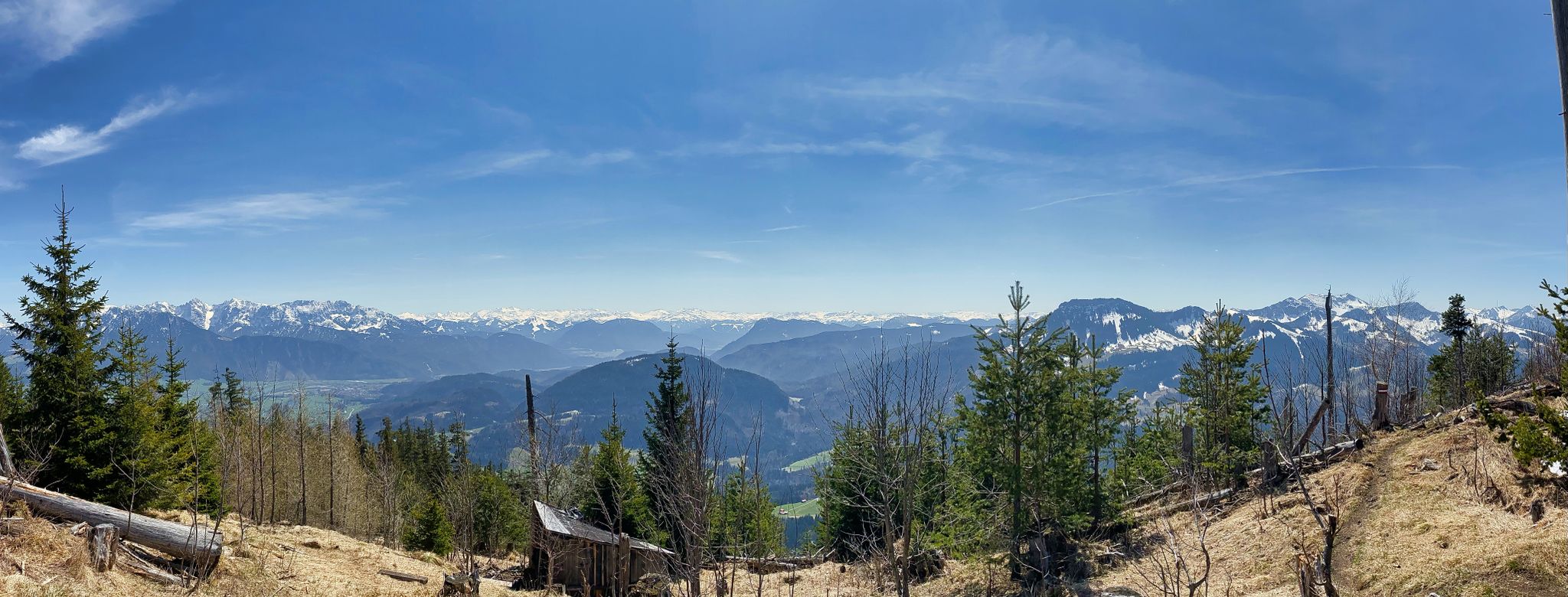 Blick nach Süden Richtung Hohe Tauern