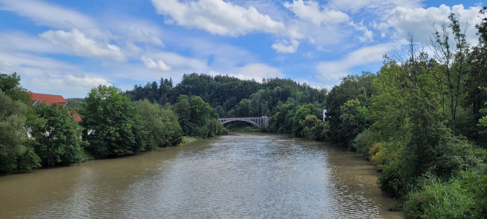 die historische Illerbrücke