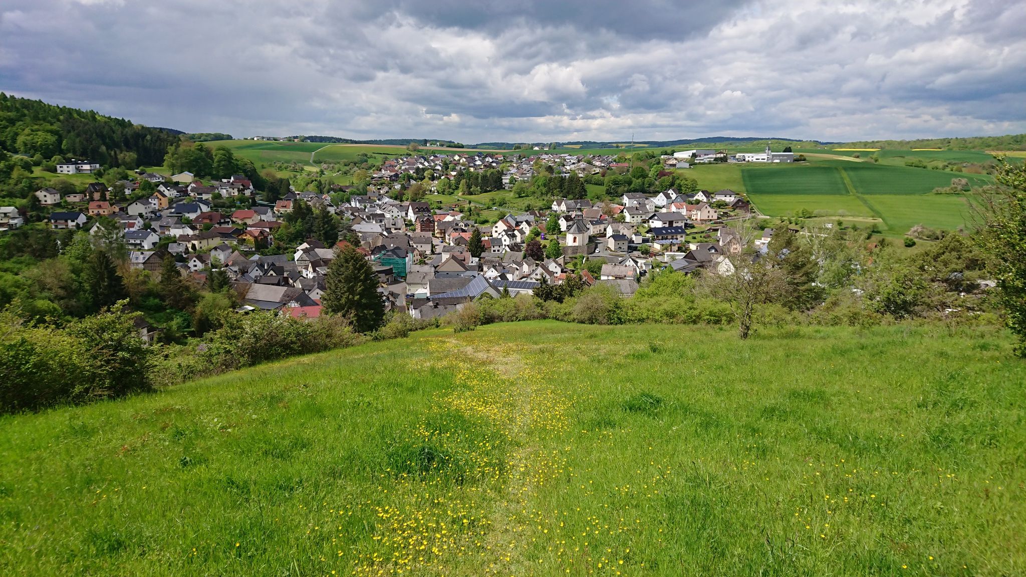 Blick auf Weinbach