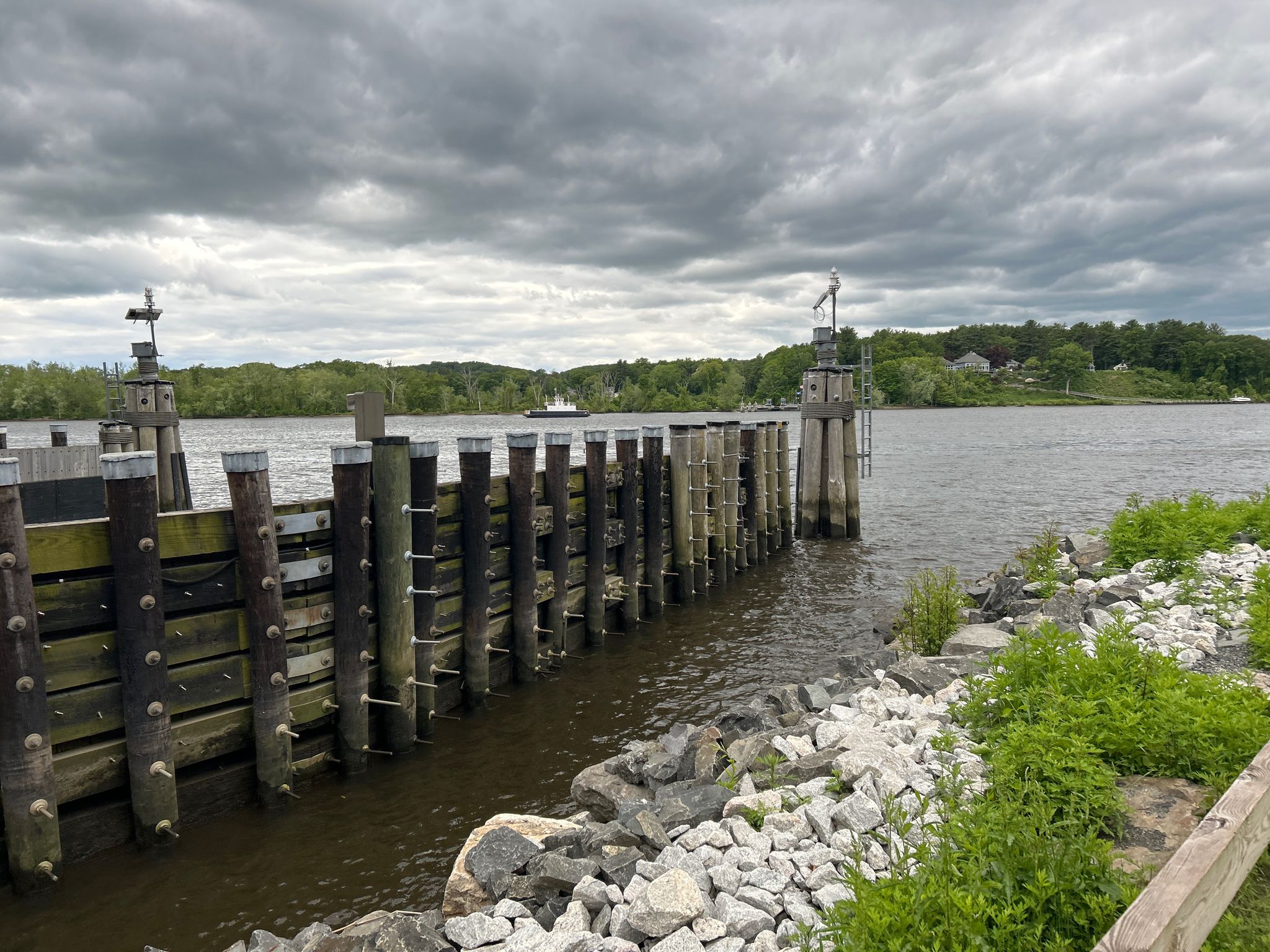 Ferry across the Connecticut river