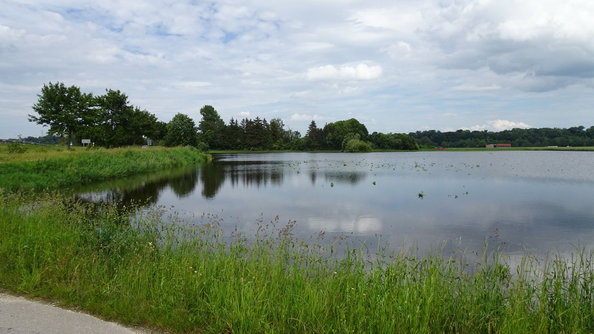Das ist eigentlich ein Maisfeld, KEIN See