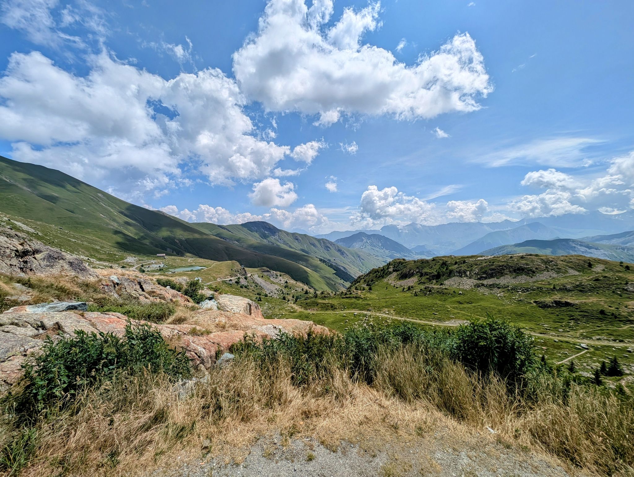Aussicht auf der Passhöhe des Col de la Croix-de-Fer