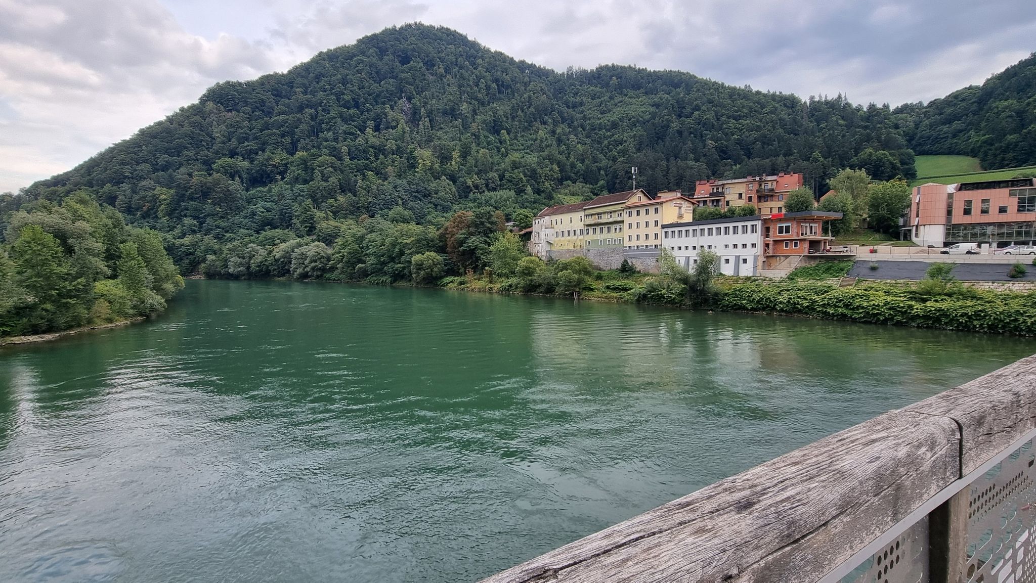 die Drau als Grenzfluss