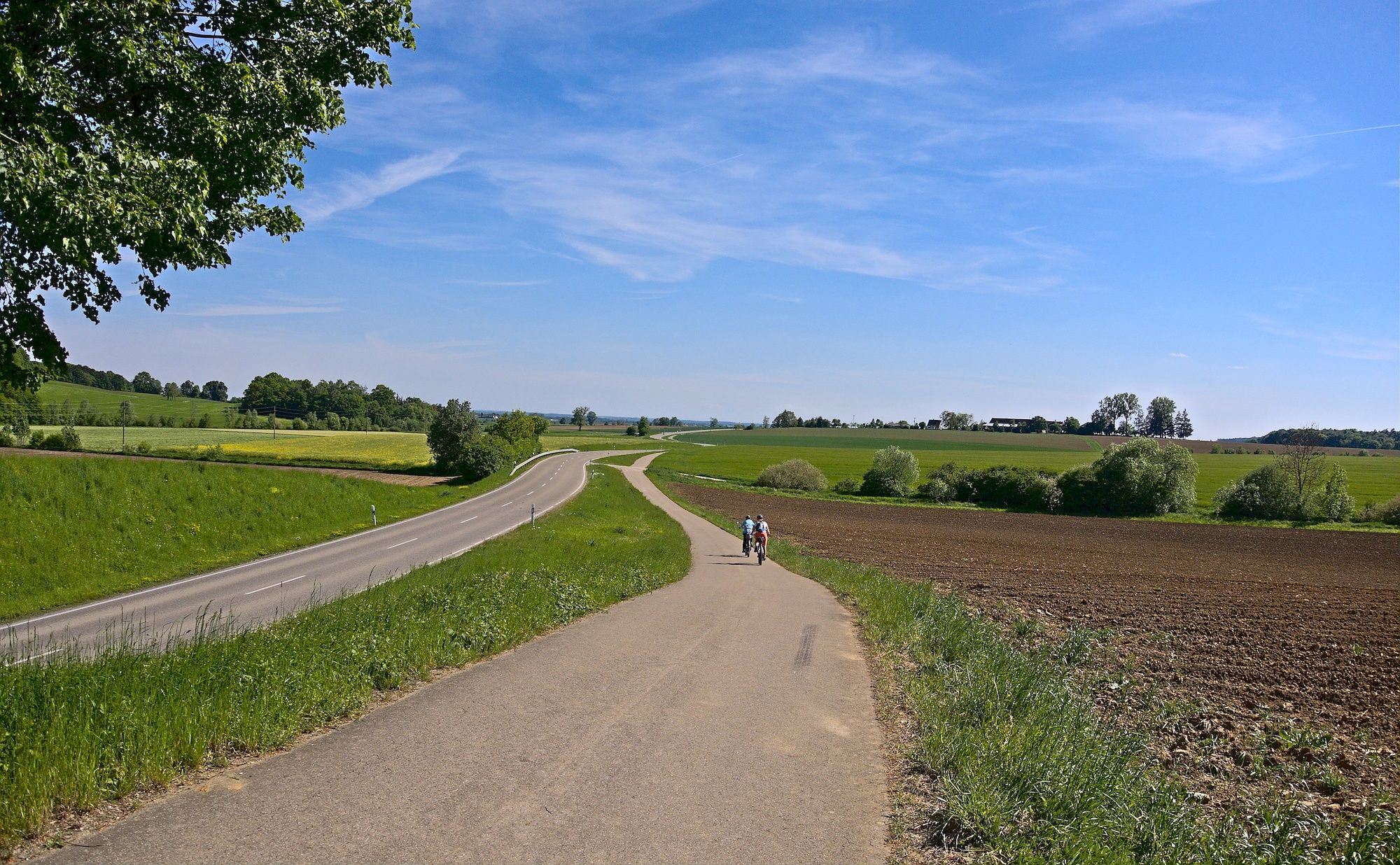 Rückfahrt von Unterliezheim