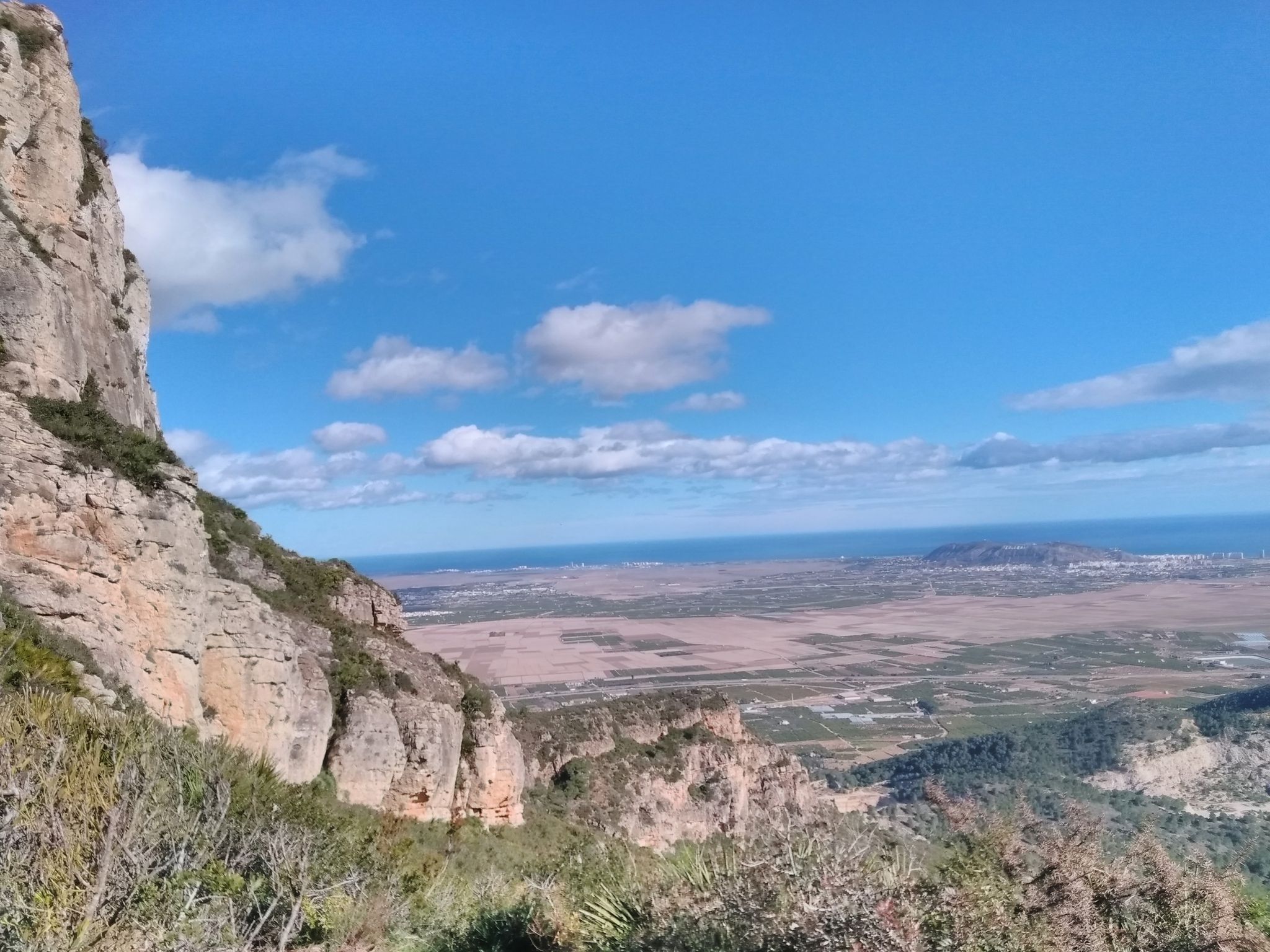 View from ridge