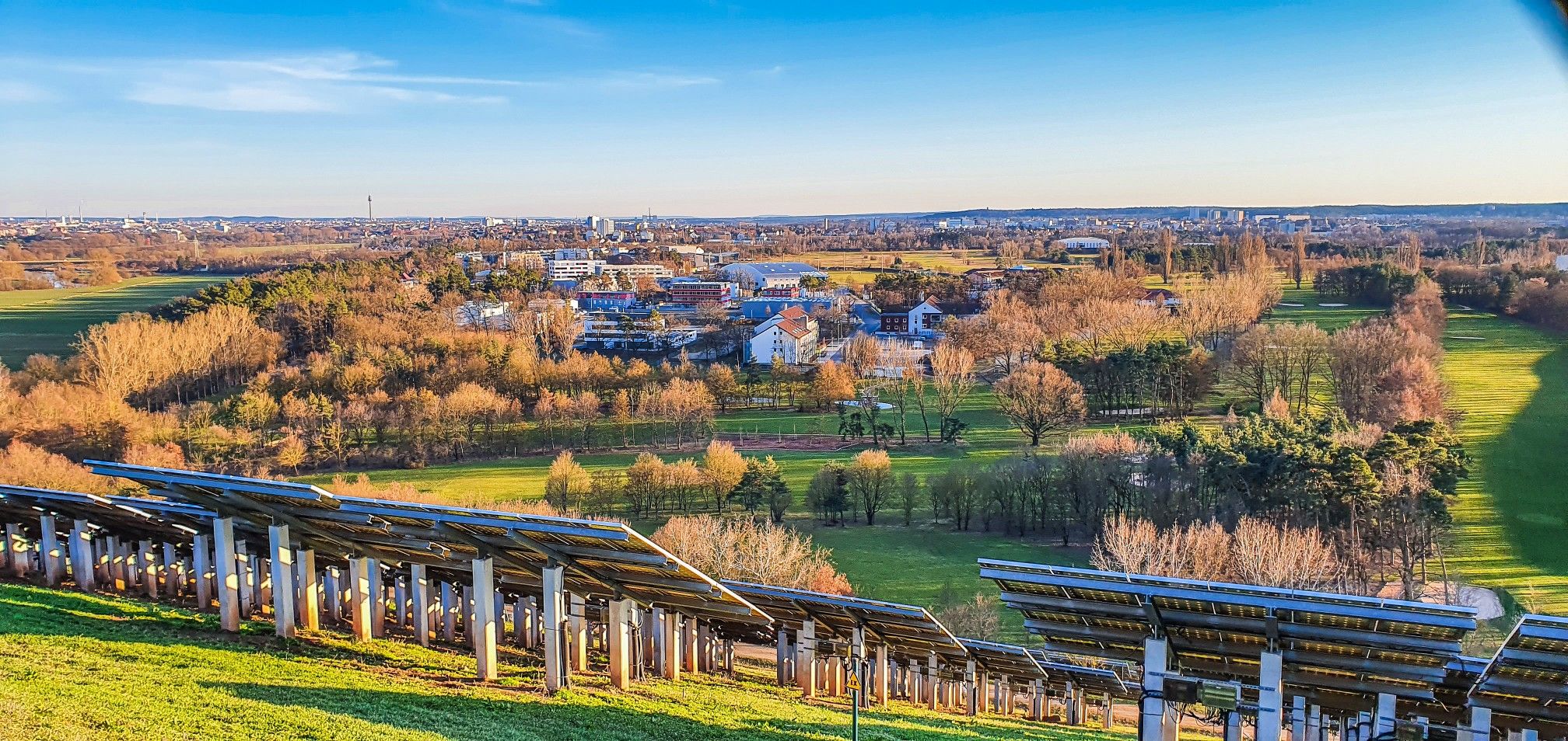Blick Richtung Golfplatz