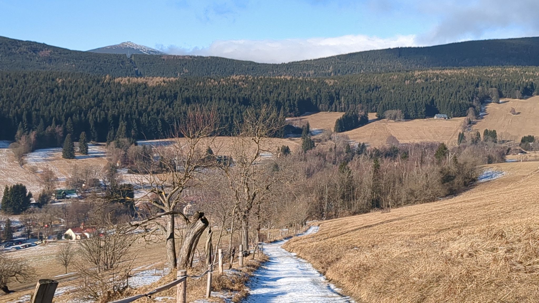 Blick auf die Schneekoppe