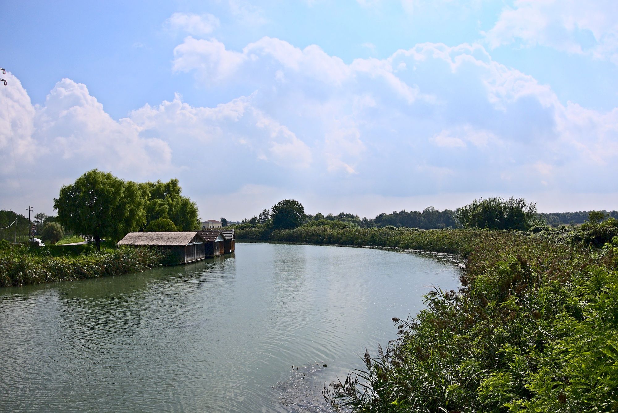 Blick auf den Kanal Sindacale