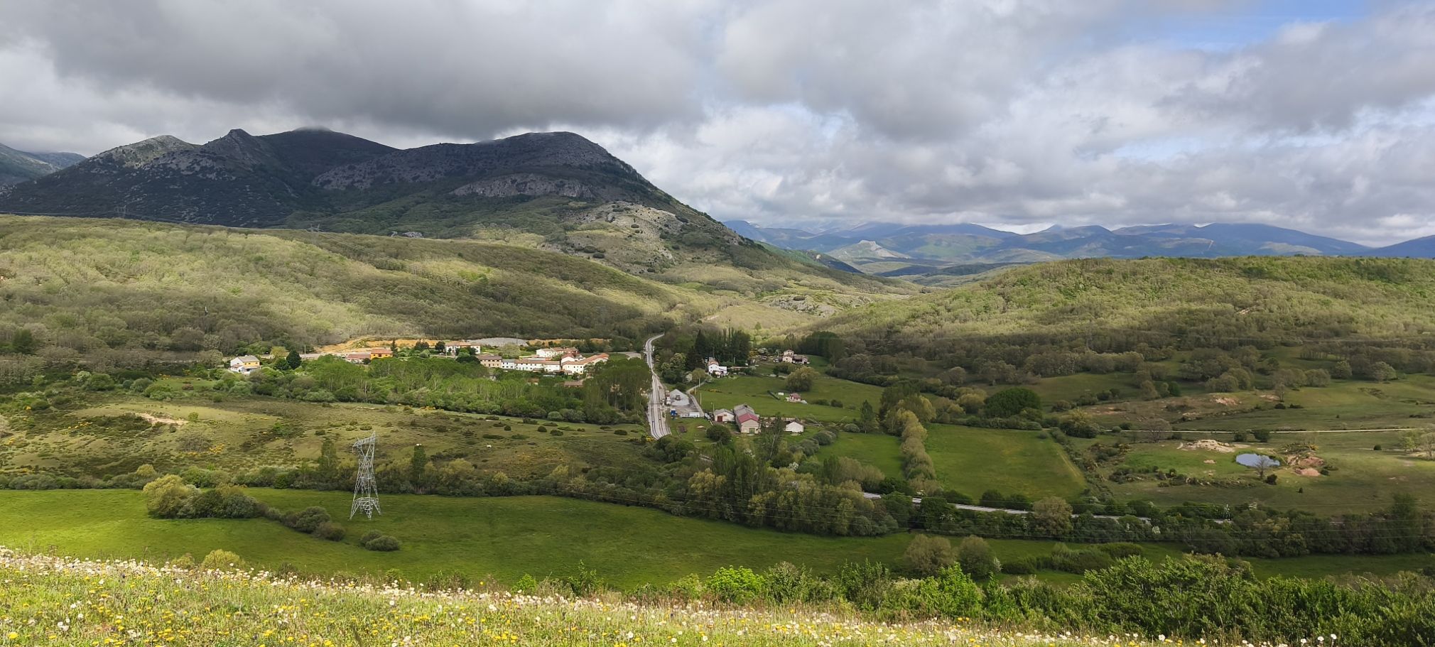Estación de Vado desde el mirador.