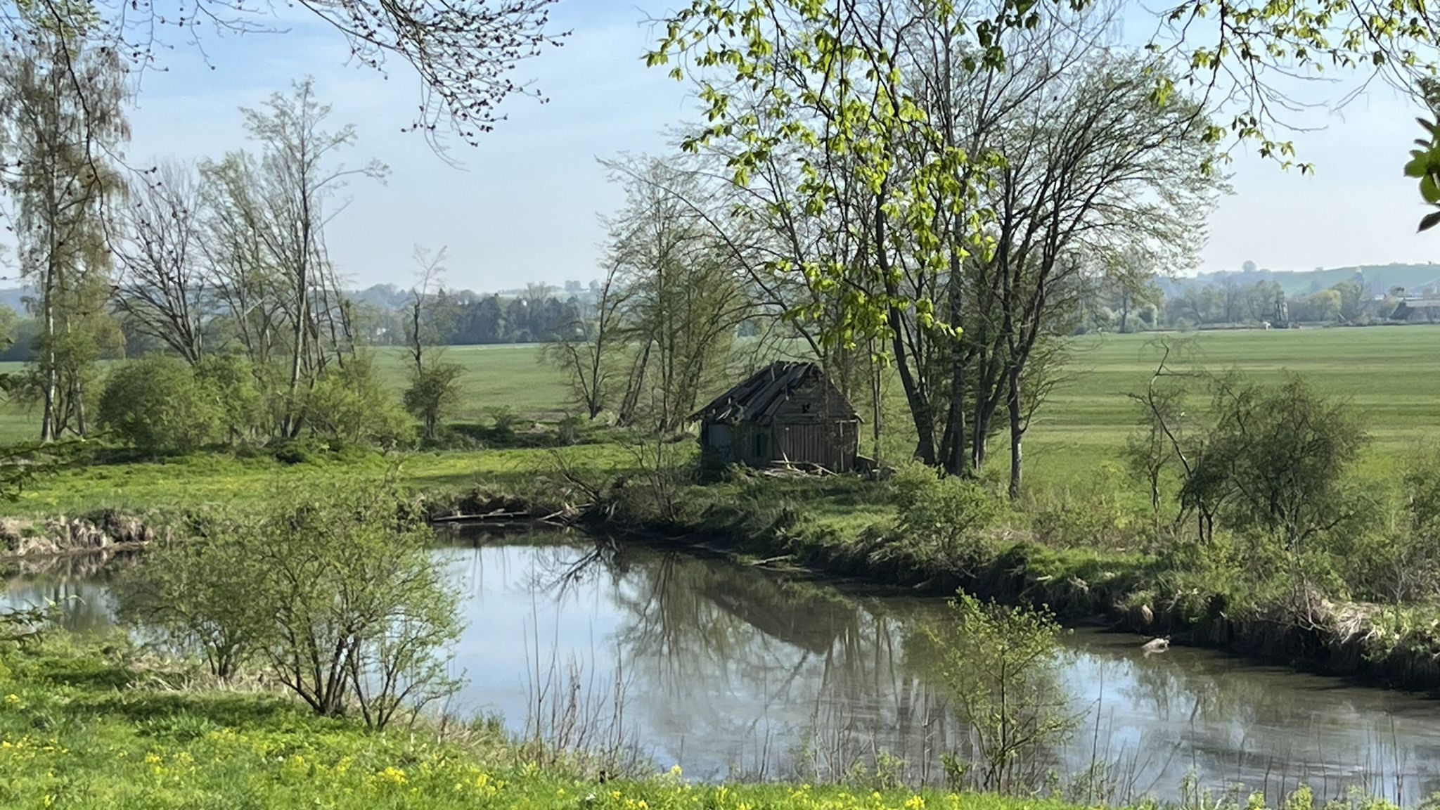 Auch im Günzburger Raum lässt es sich schön radeln..müssen nicht immer Berge zum sehen sein 😉