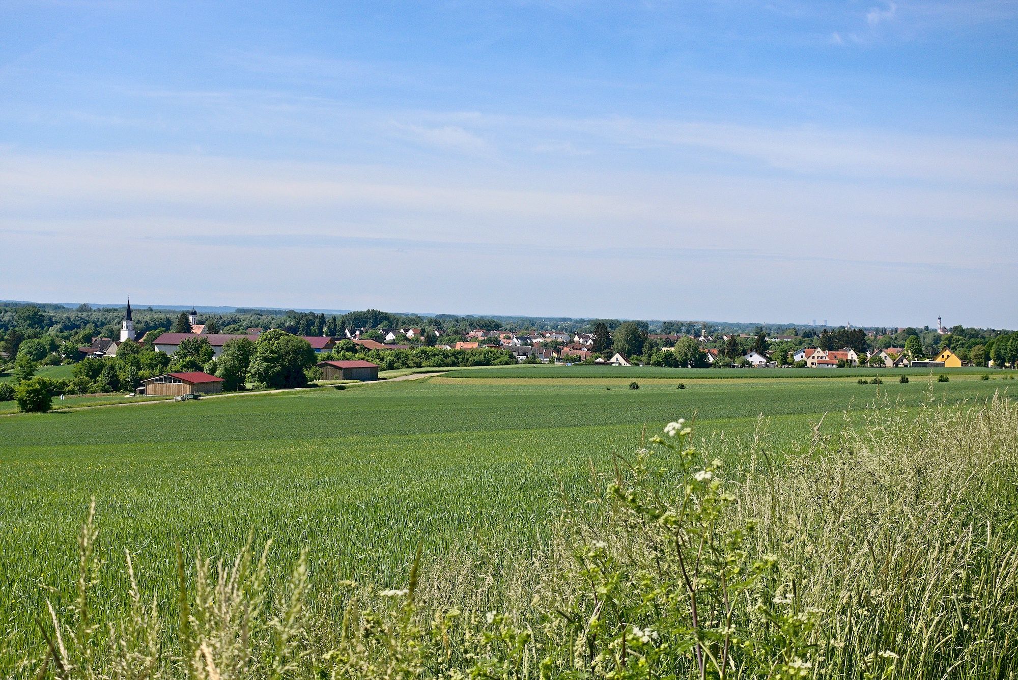 Blick auf Erlingshofen