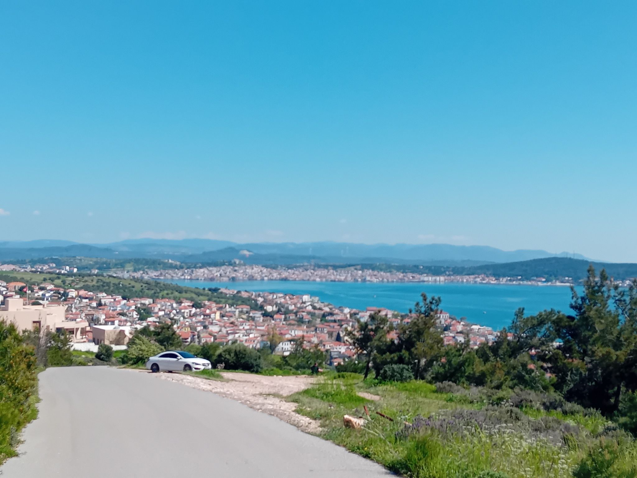 Blick auf Cunda und Ayvalık