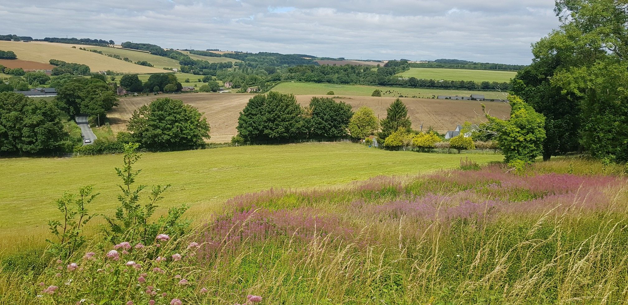 point of view from the castle