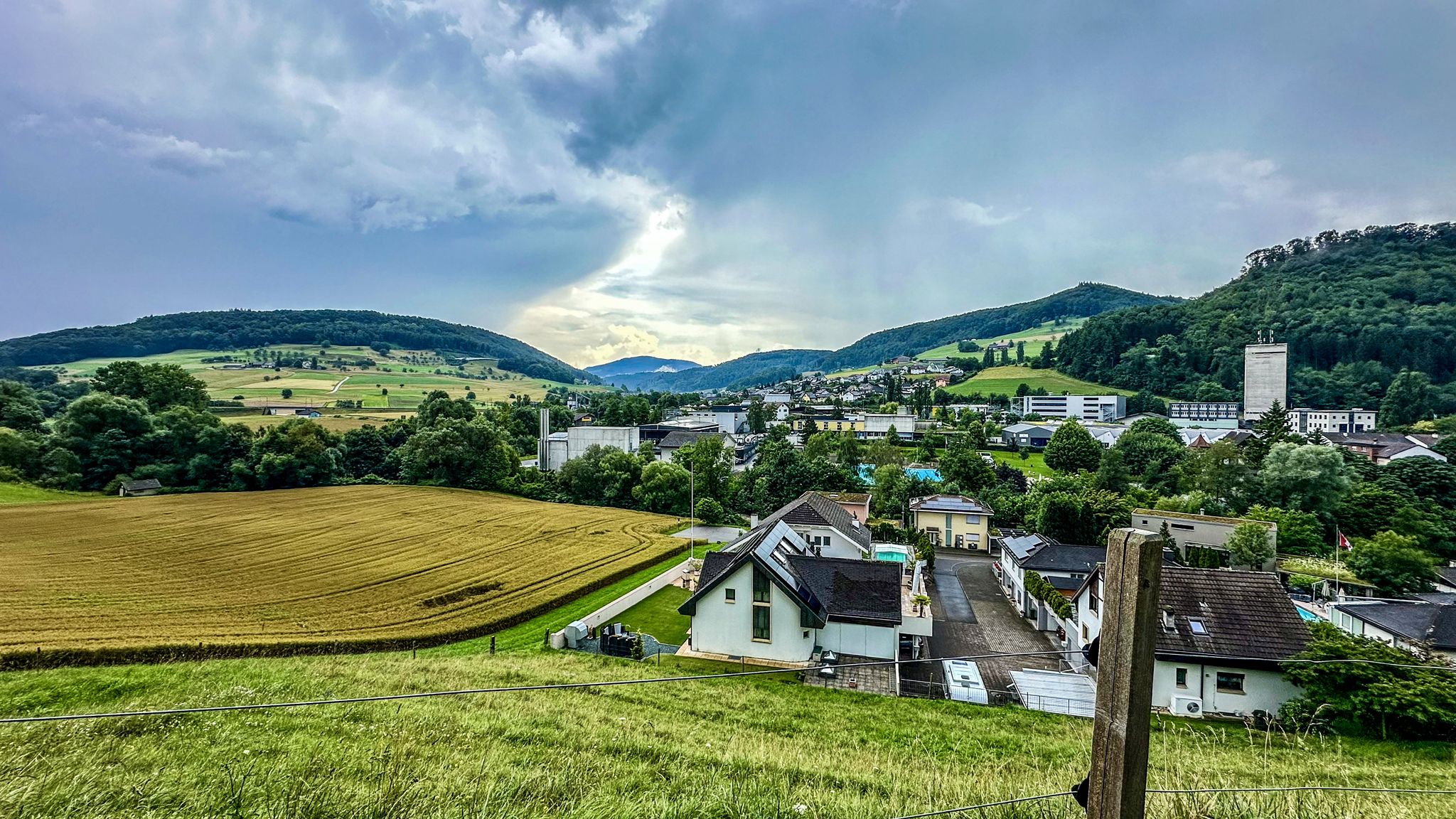 ...Blick auf Sissach...