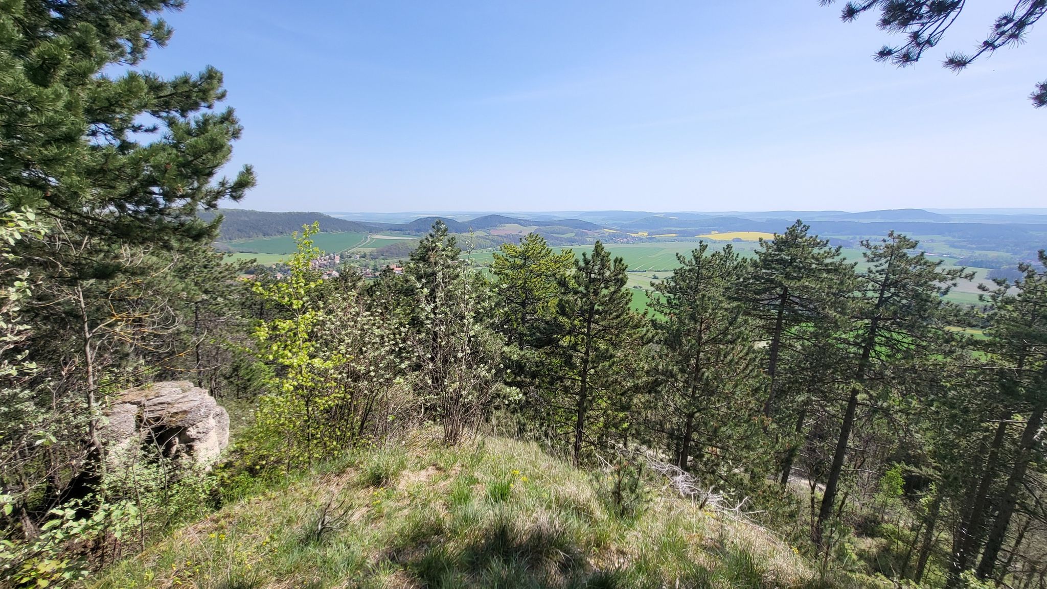 Blick von der 604m hohen Reinsburg