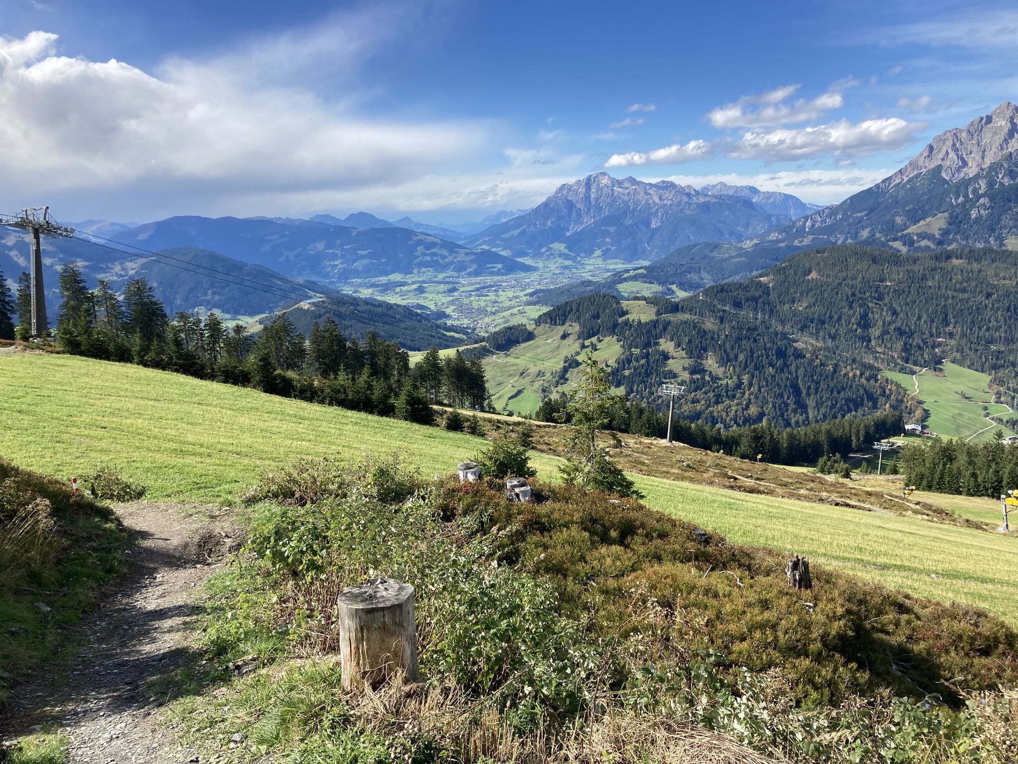 Blick Richtung Saalfelden