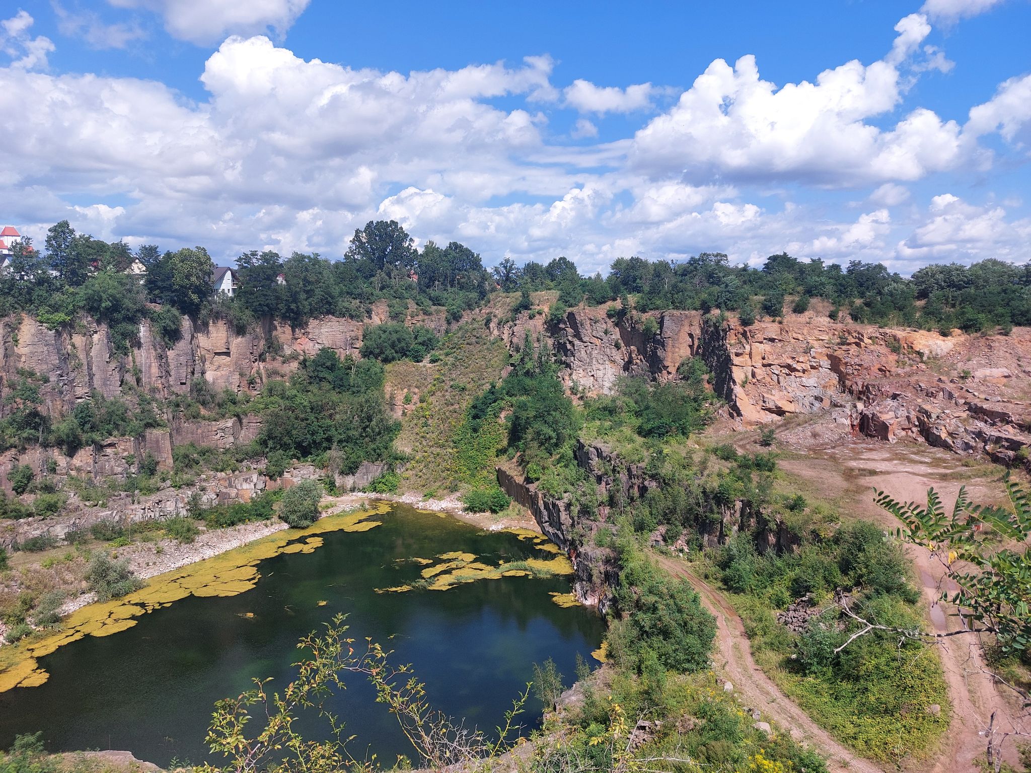 Blick zum Steinbruch Sorge