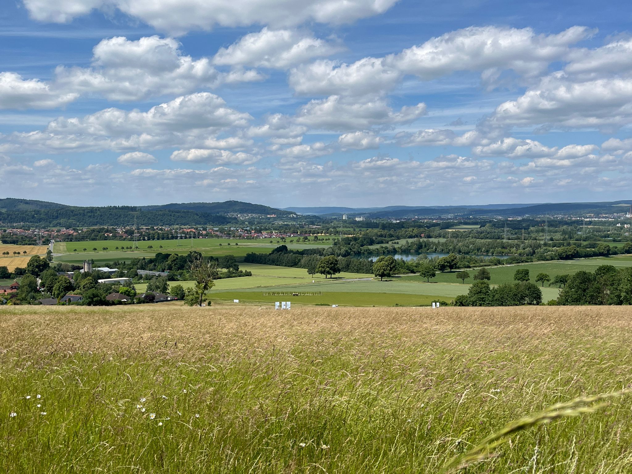 Wunderschöner Ausblick ins Weserbergland
