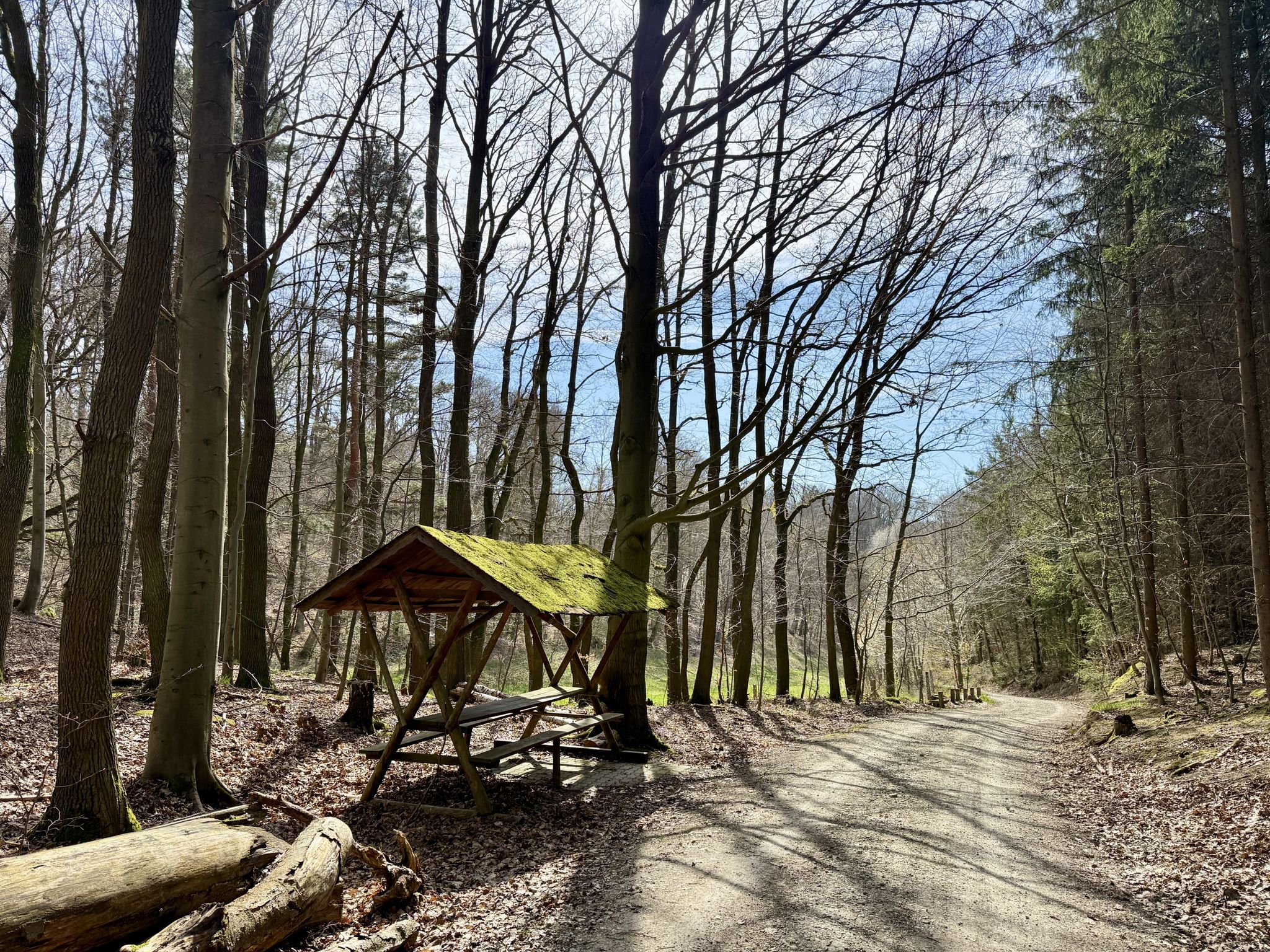 schöner Rastplatz am alten Heerweg