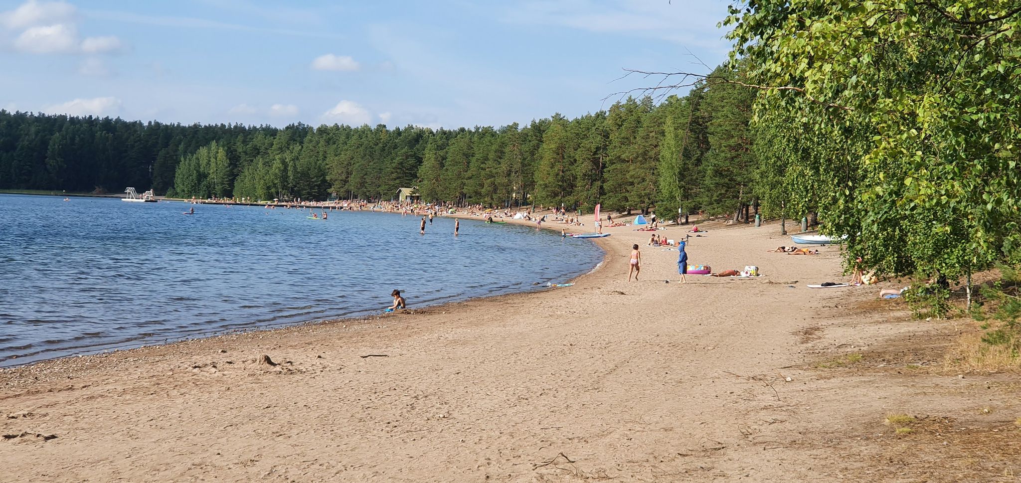 Sääksjärvi beach