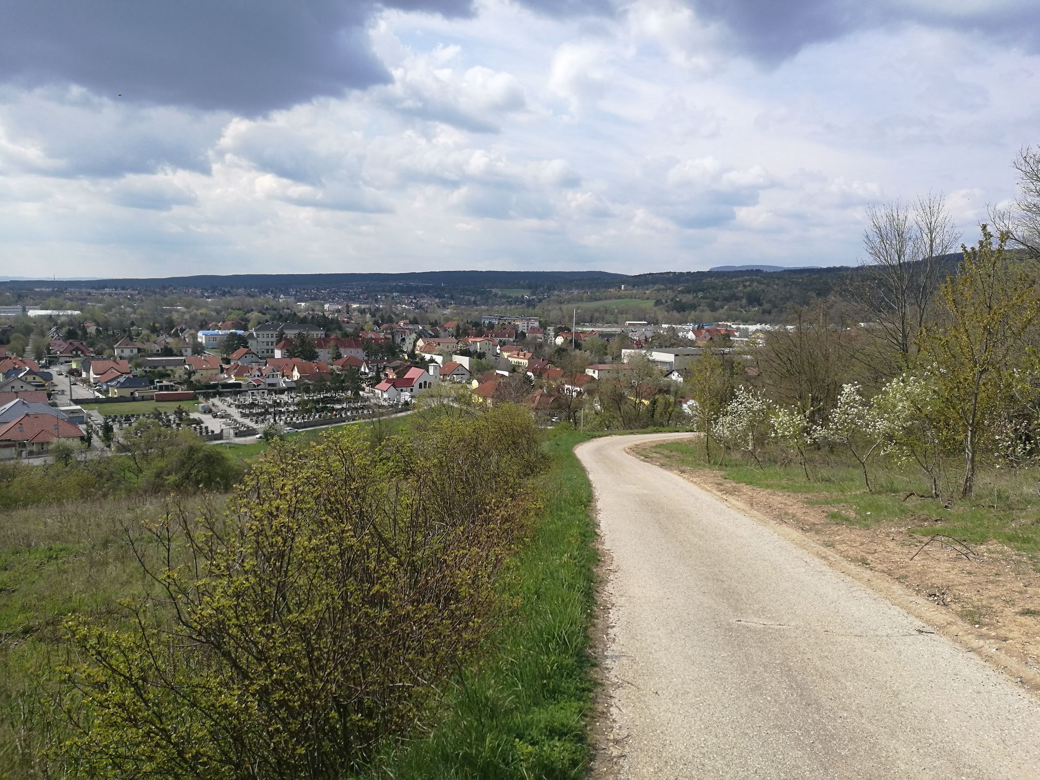 Blick auf Hirtenberg
