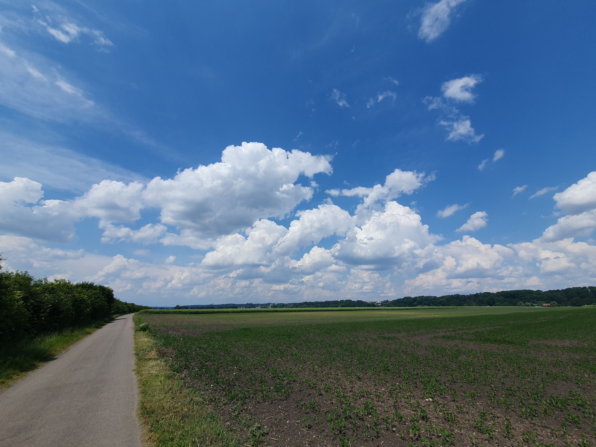 Das Wolkenspiel heute war grandios