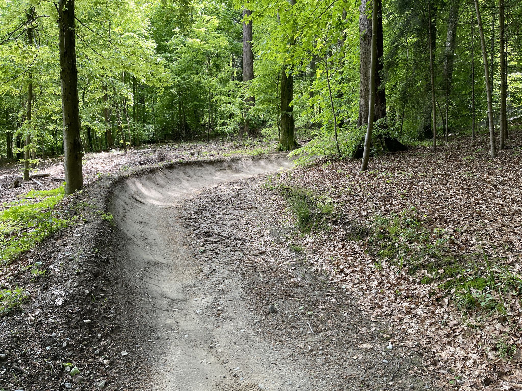 Fahrrad Crossstrecke 