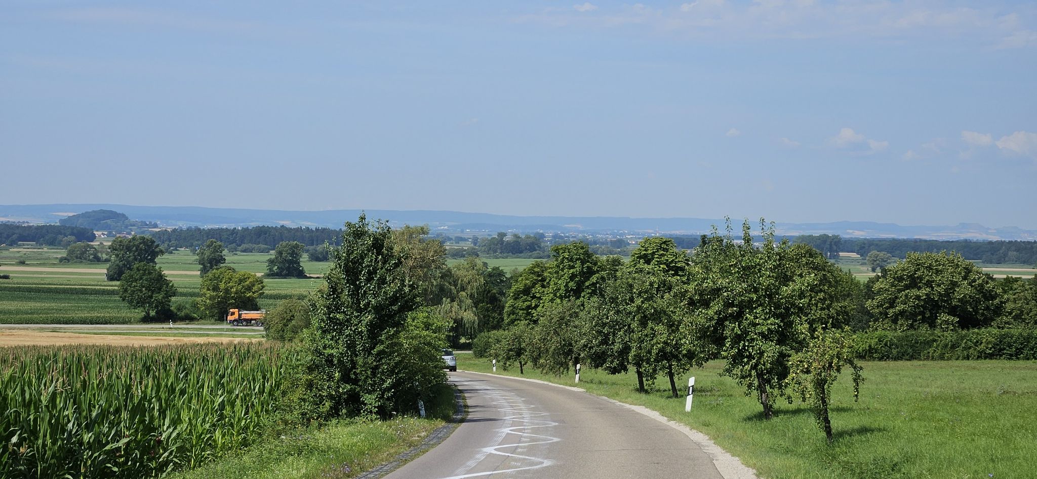 Blick in den Rieskrater Richtung Nördlingen