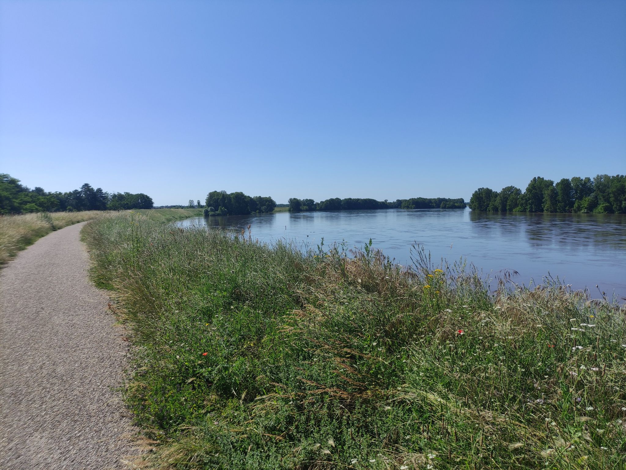 Radweg an der Loire