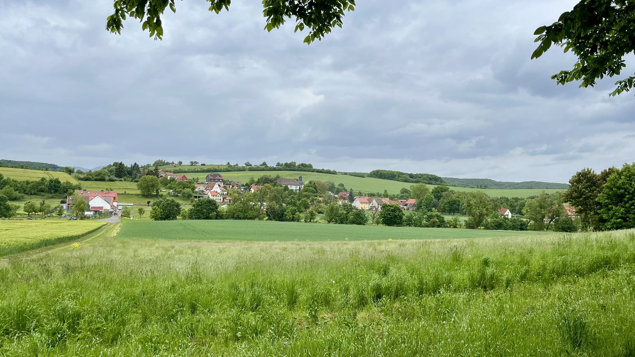 Blick auf Gudersleben