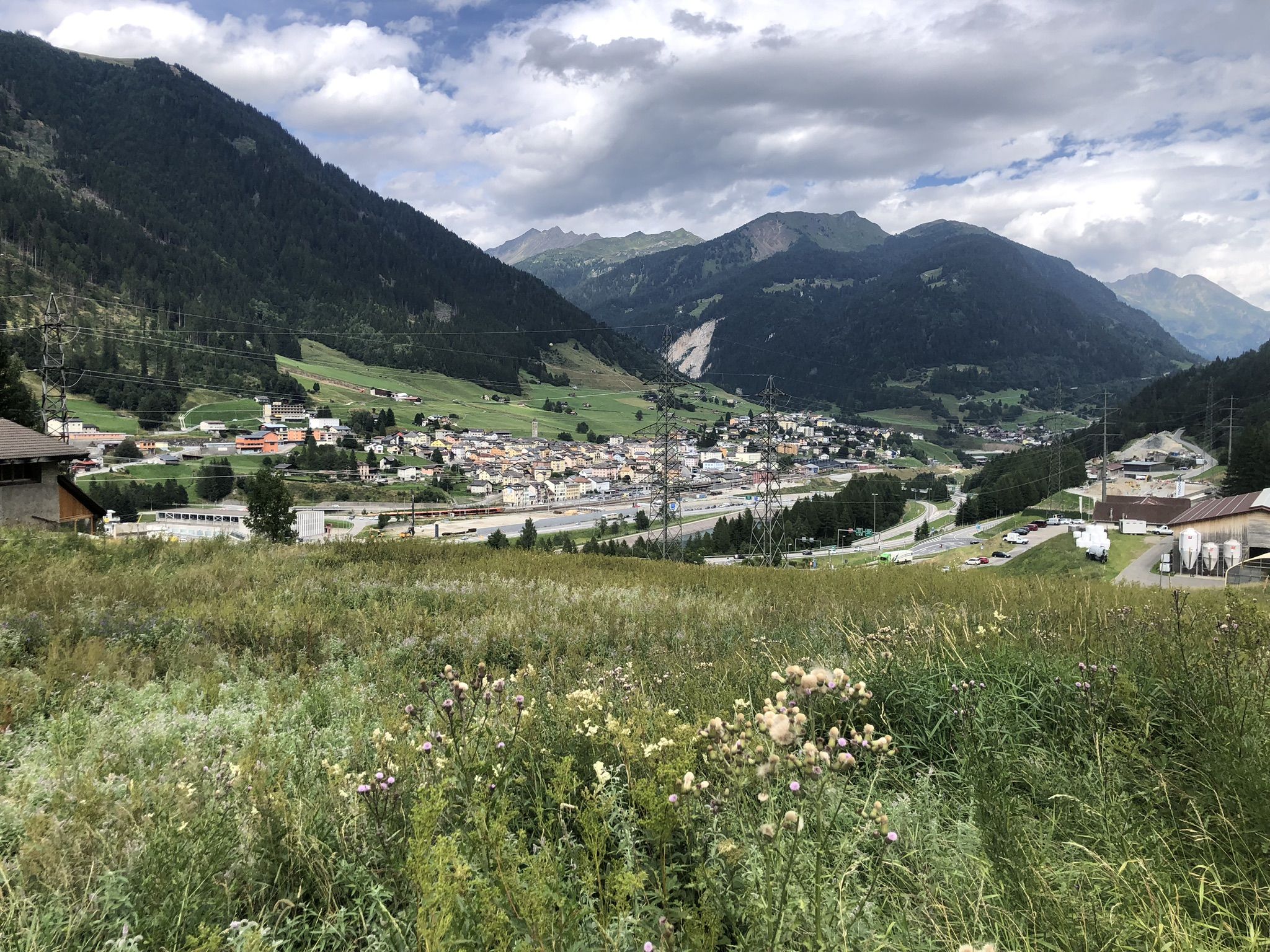 Blick auf Airolo