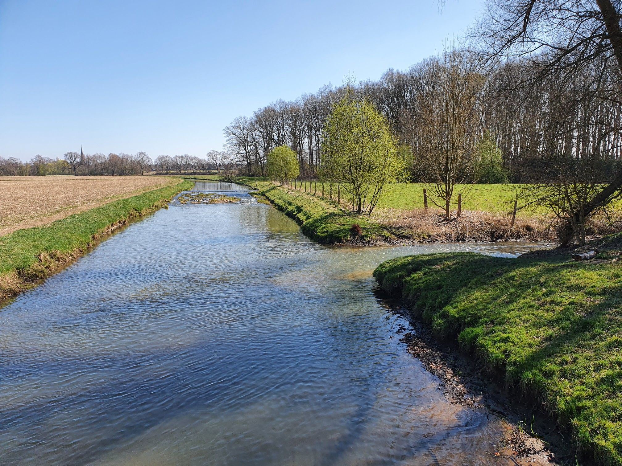 Bever-Blick  "stromaufwärts"