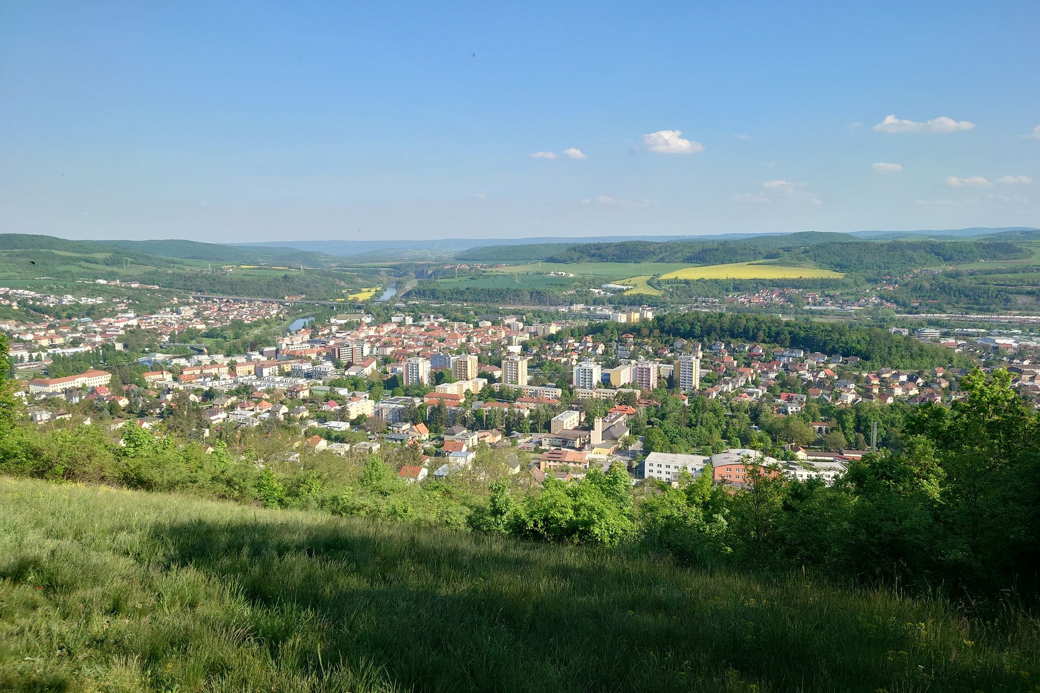 Blick auf Beroun