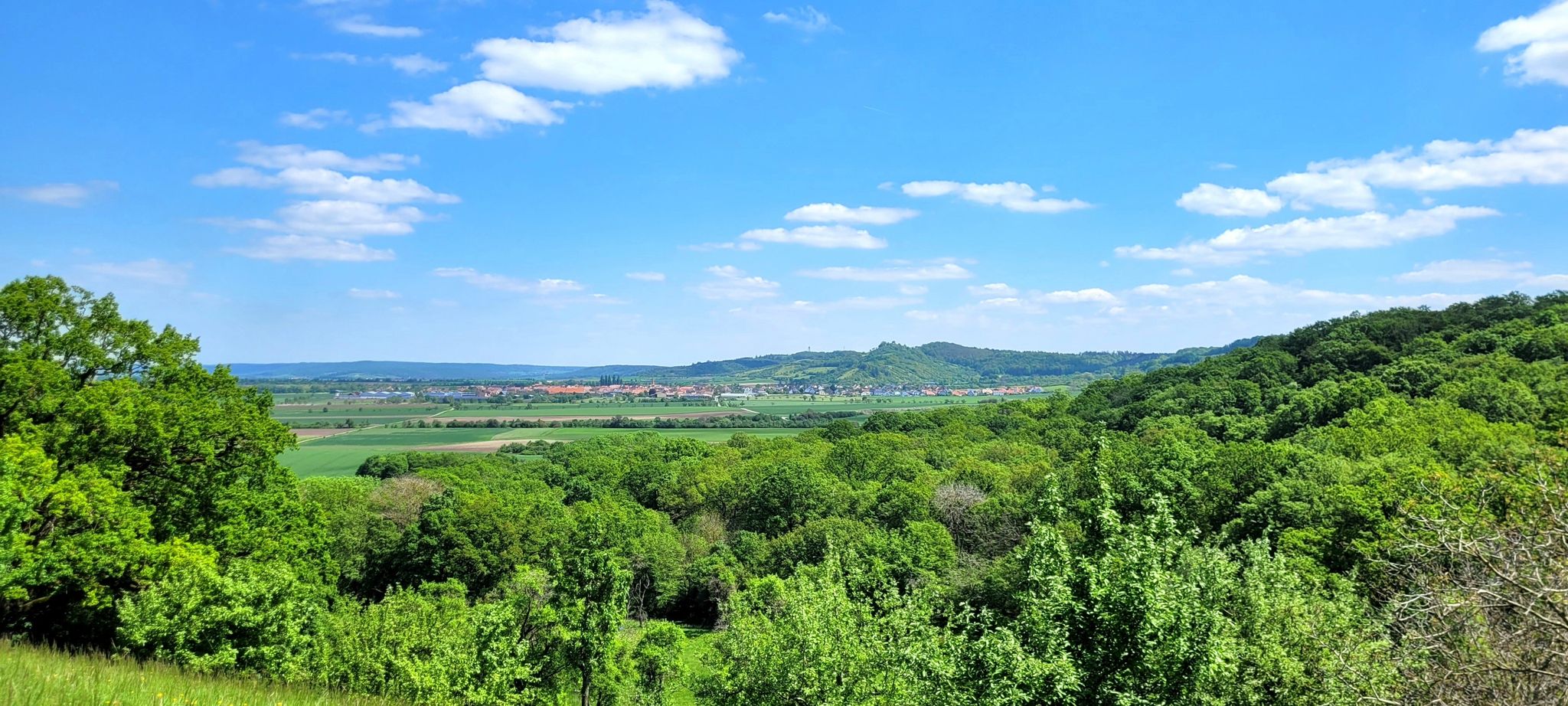 Blick nach rechts zum Petersberg