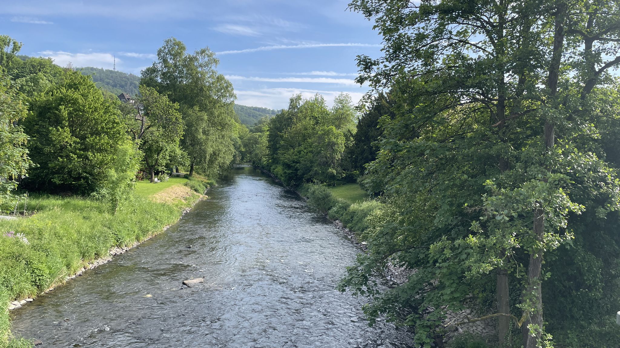 Auf der Aggerbrücke Ründeroth