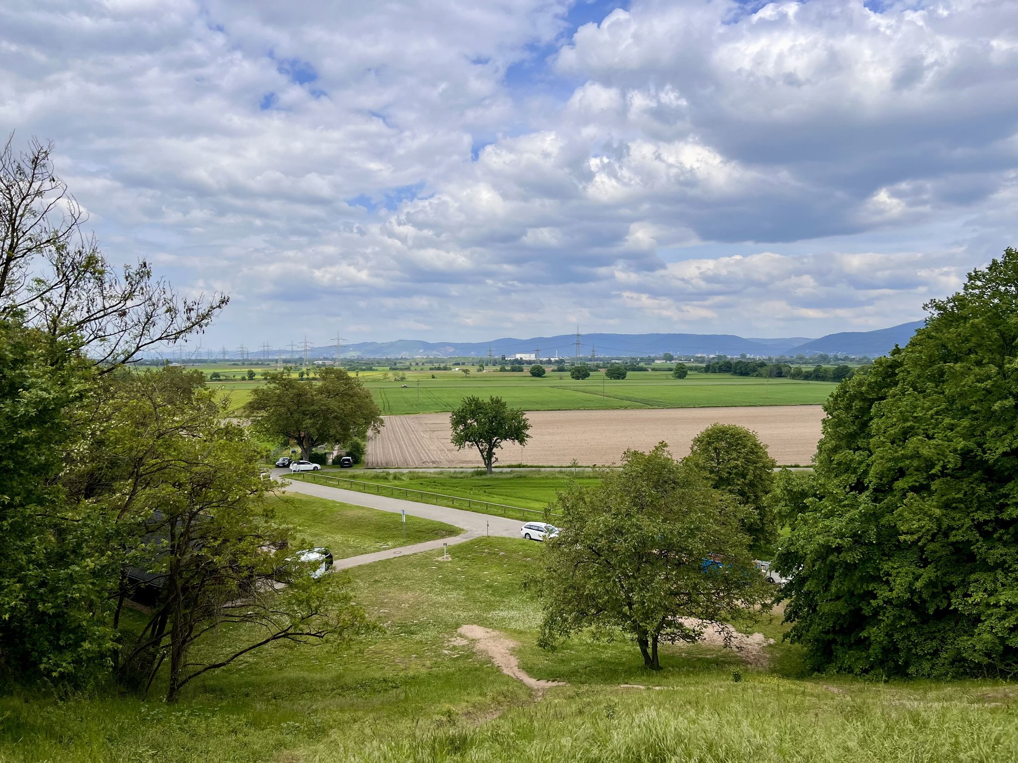 Blick Richtung Eppelheim / Heidelberg