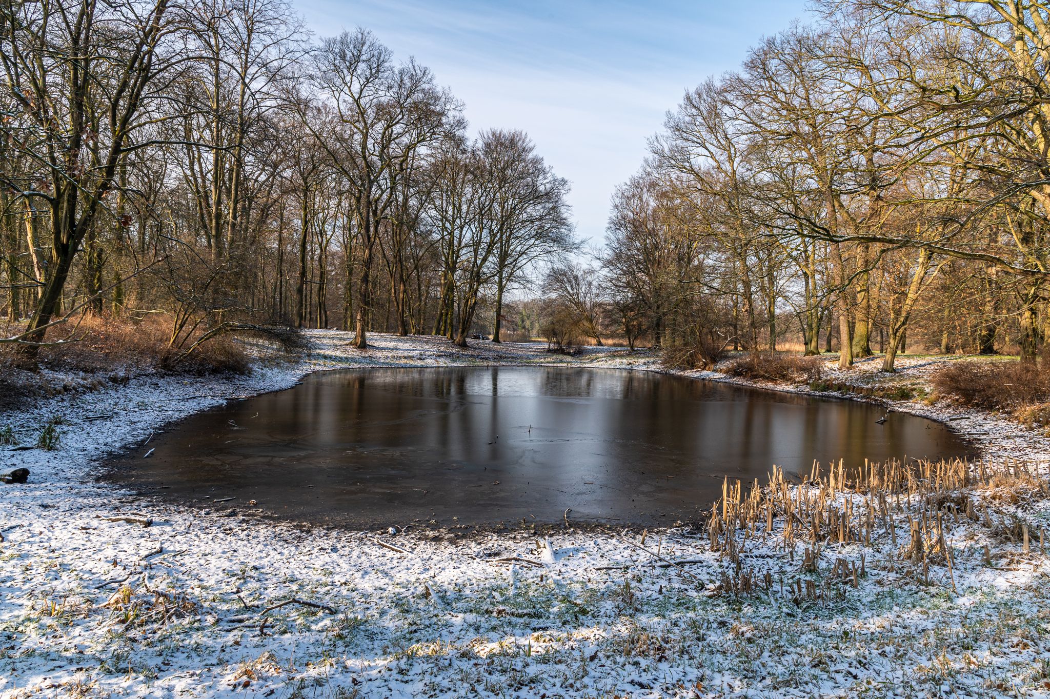 kleiner Teich im Lenné-Park in Blumberg (1)