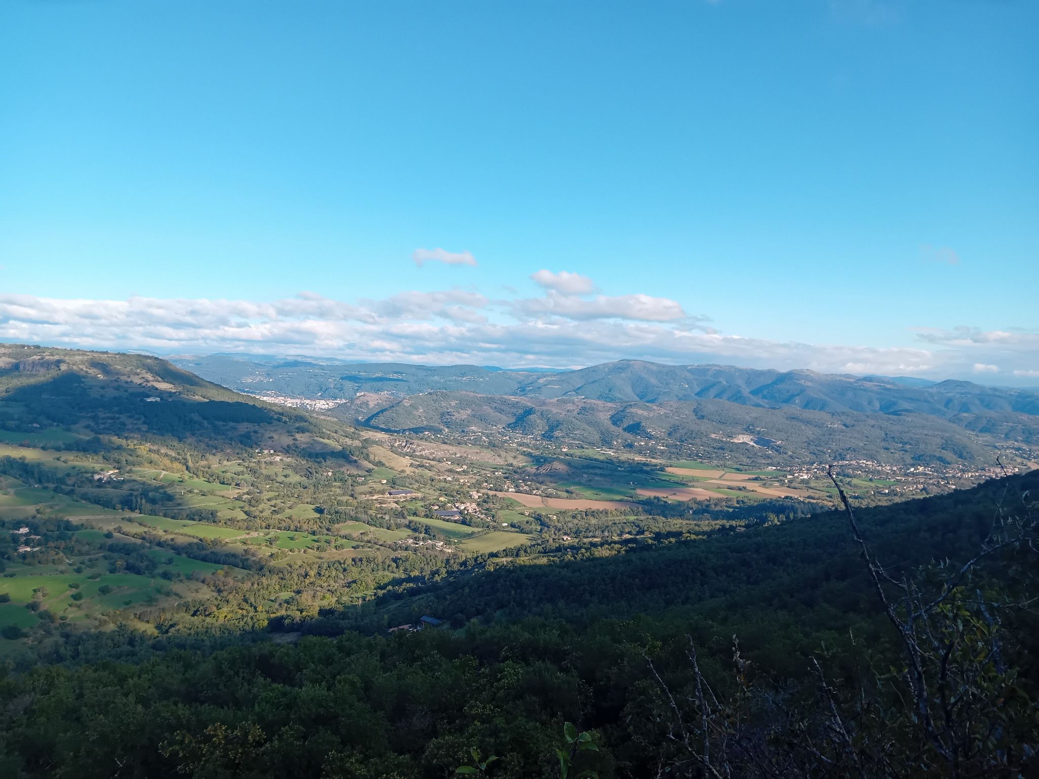 Vue sur la vallée