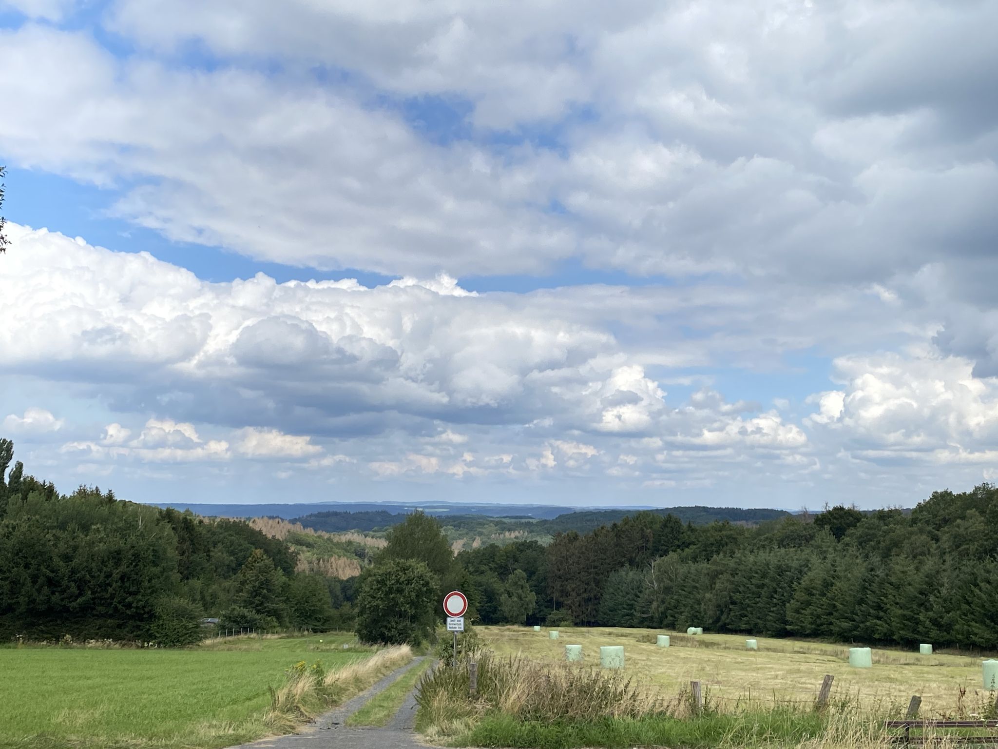 Kircheiber Höhe: Blick zum Bergischen Land