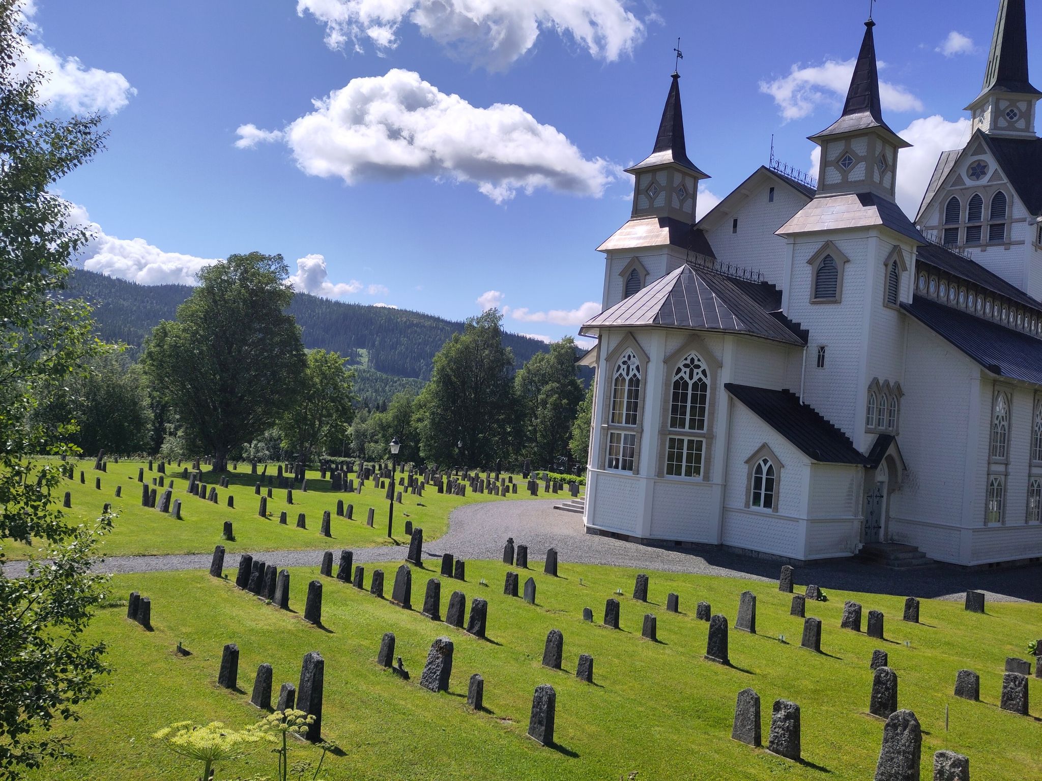 Der örtliche Friedhof