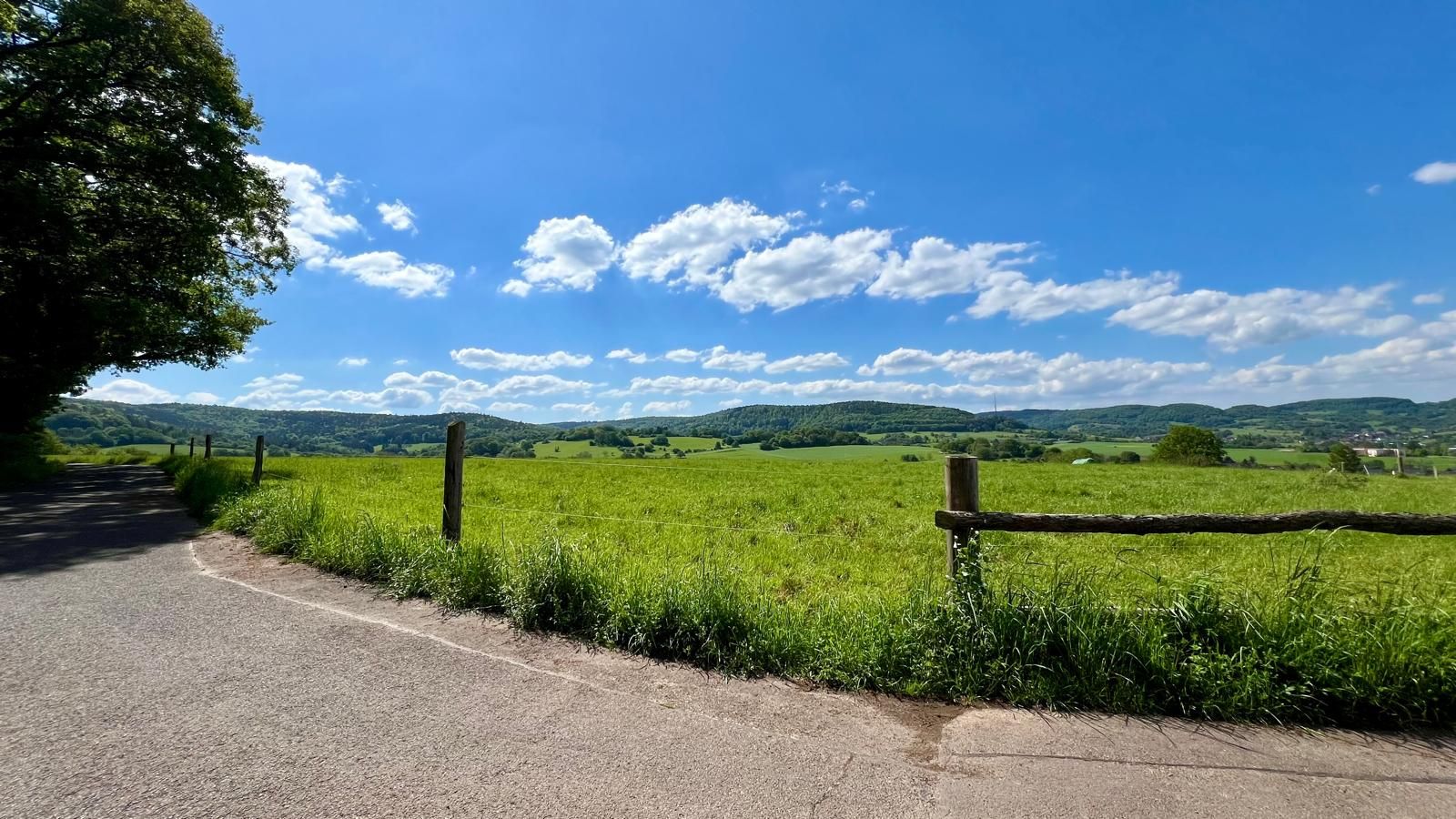 Weitblick kurz vor dem netten Röthenwäldchen