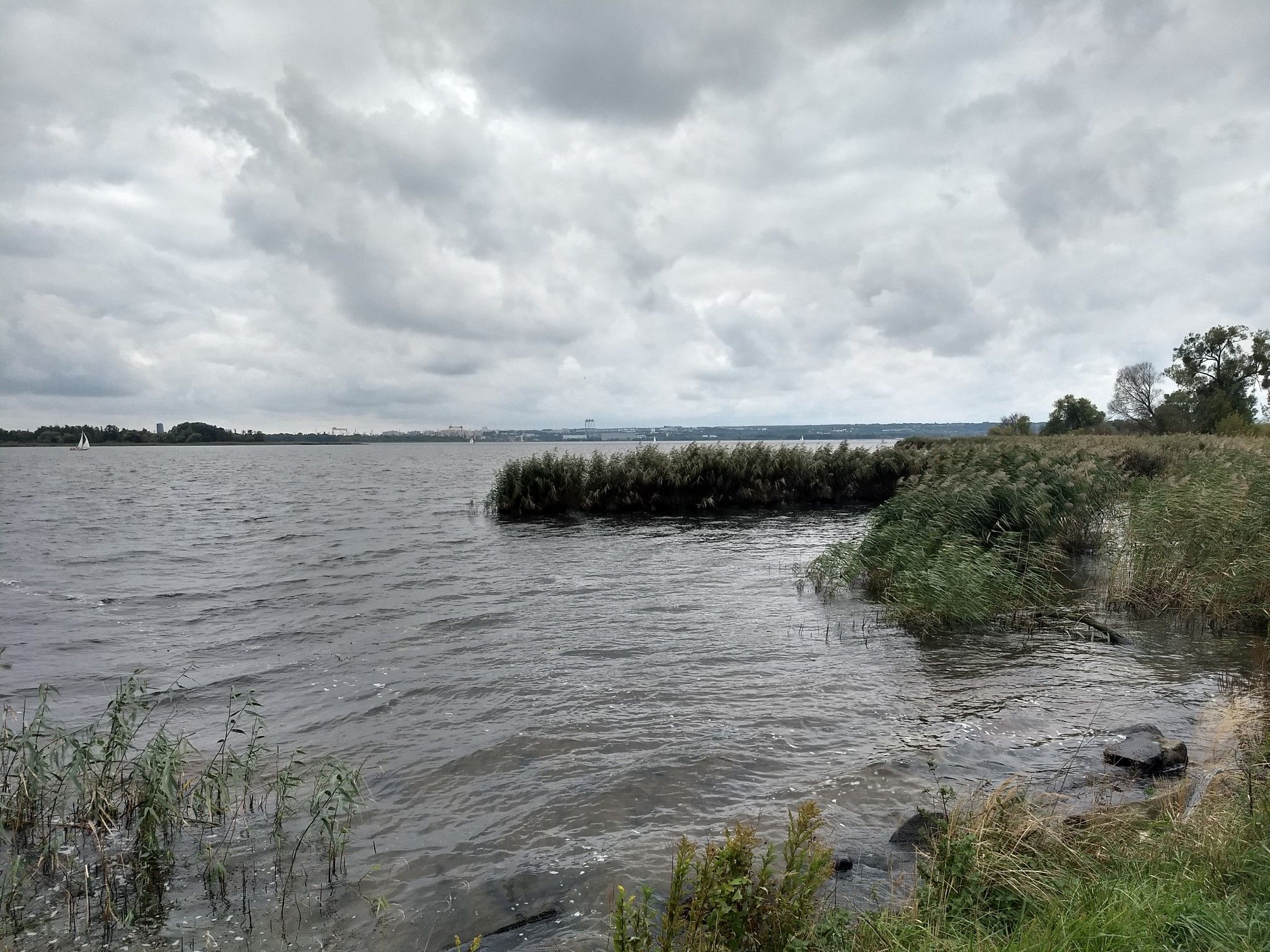 Blick auf Stettin