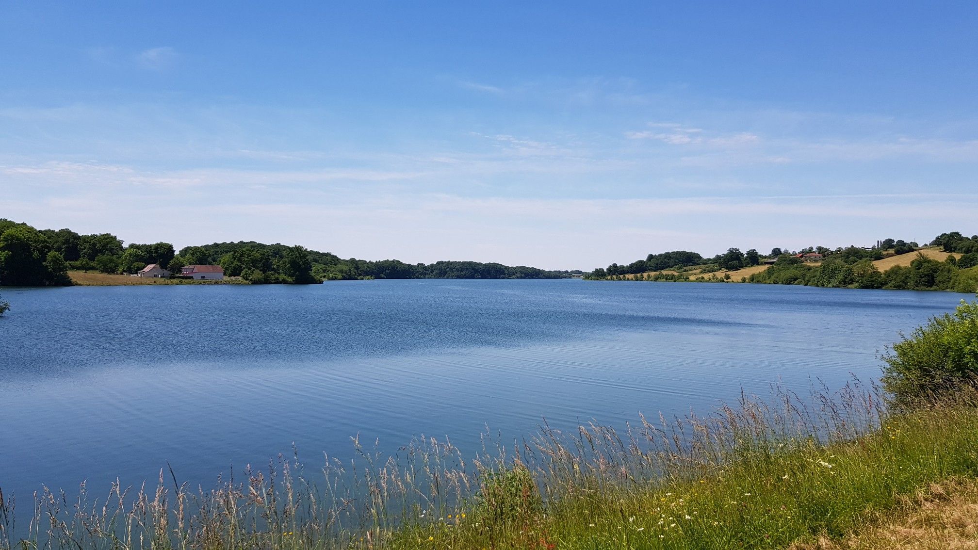 Lac du Gabas, vue depuis le S.E