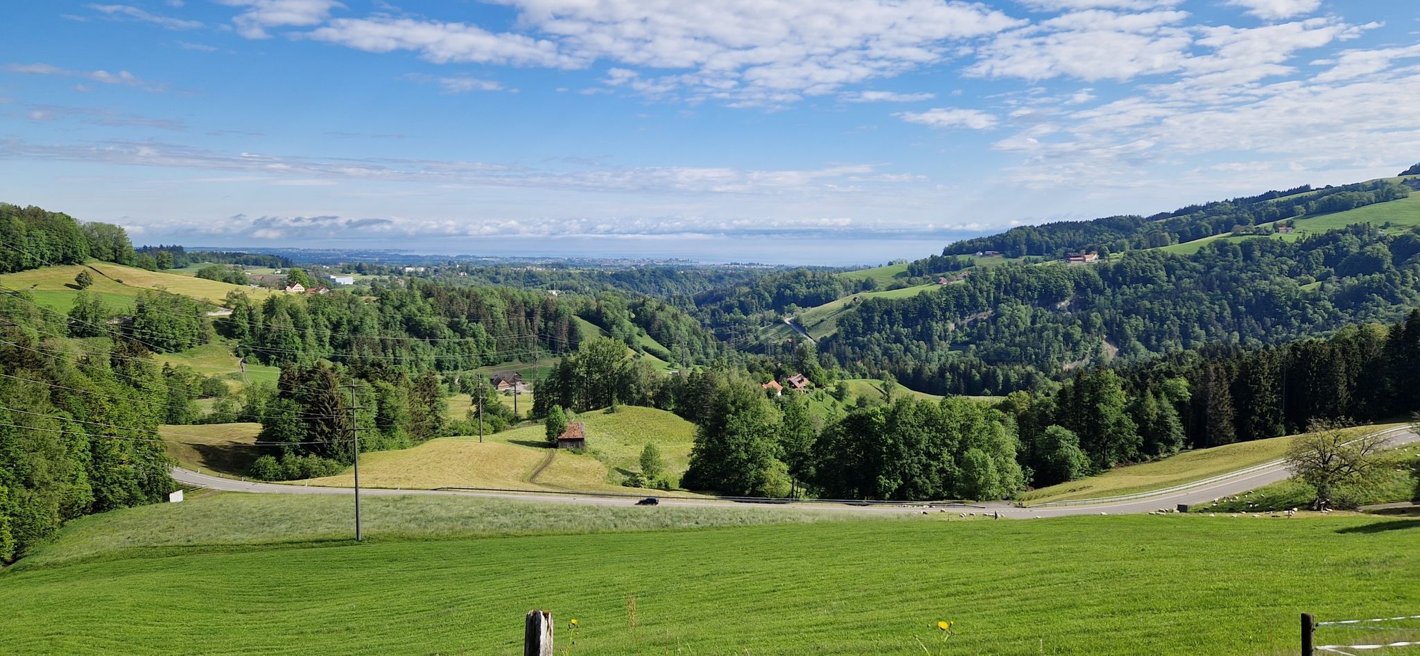 Schöne Ausblicke auf den Bodensee